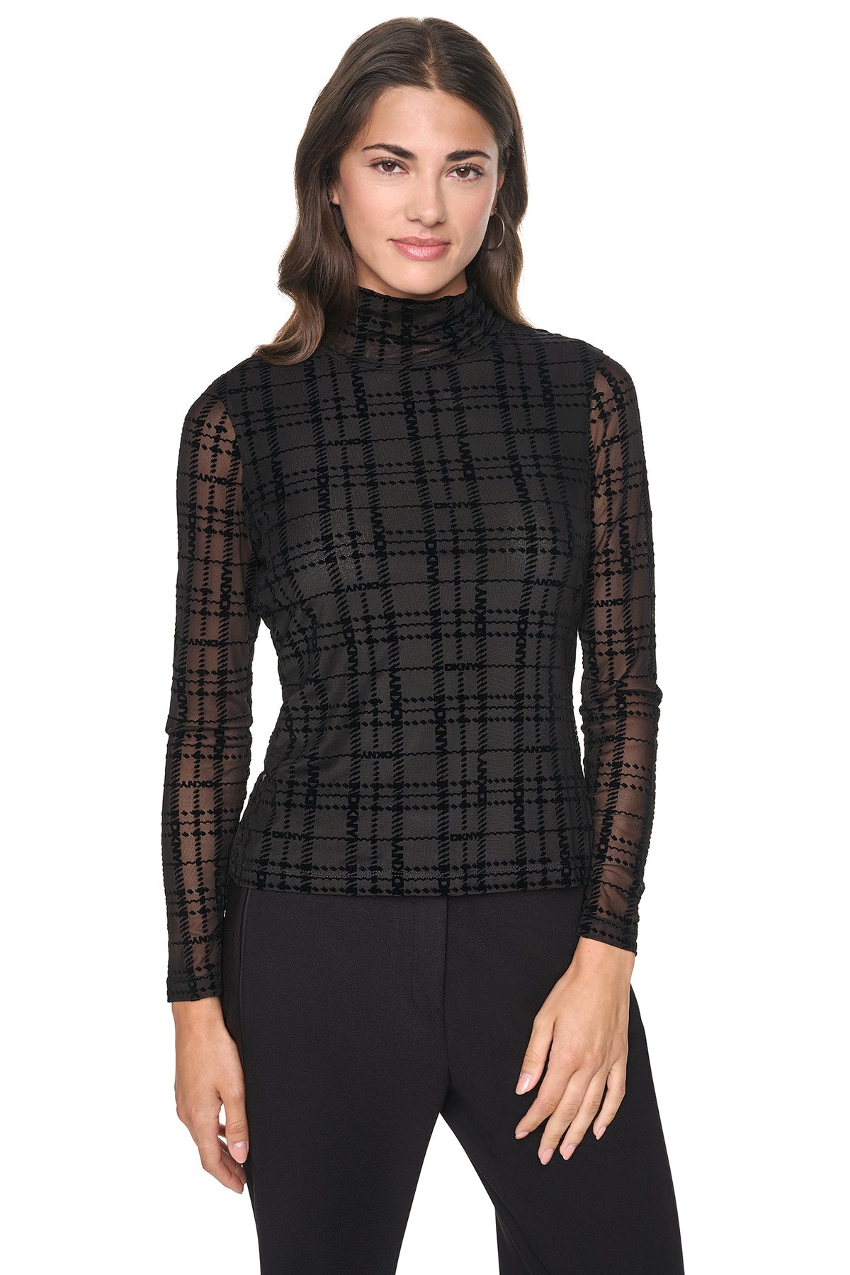 MOCK NECK KNIT TOP VIEW 2