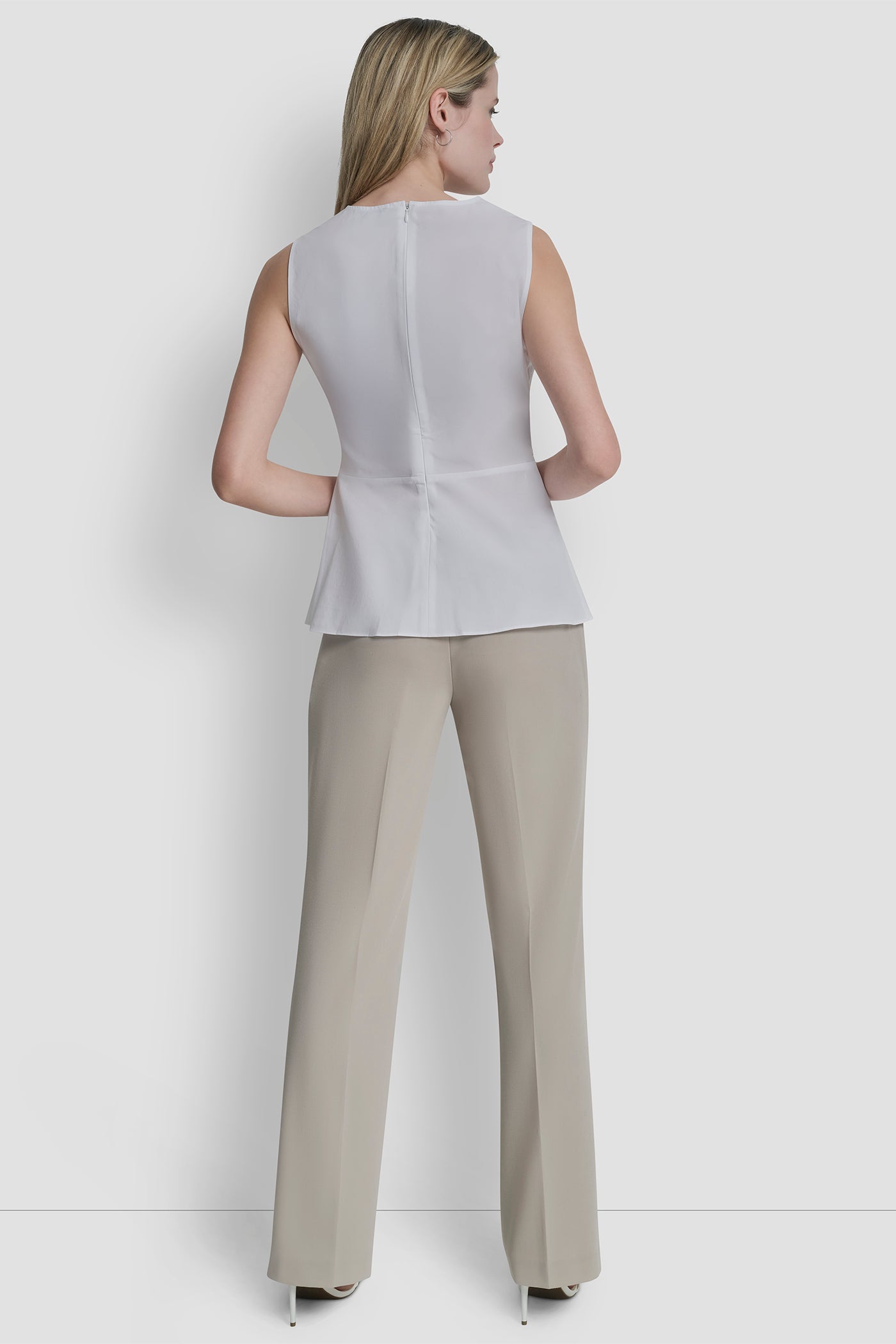 FRONT RUCHED SLEEVELESS TOP VIEW 3 | Spring 2026