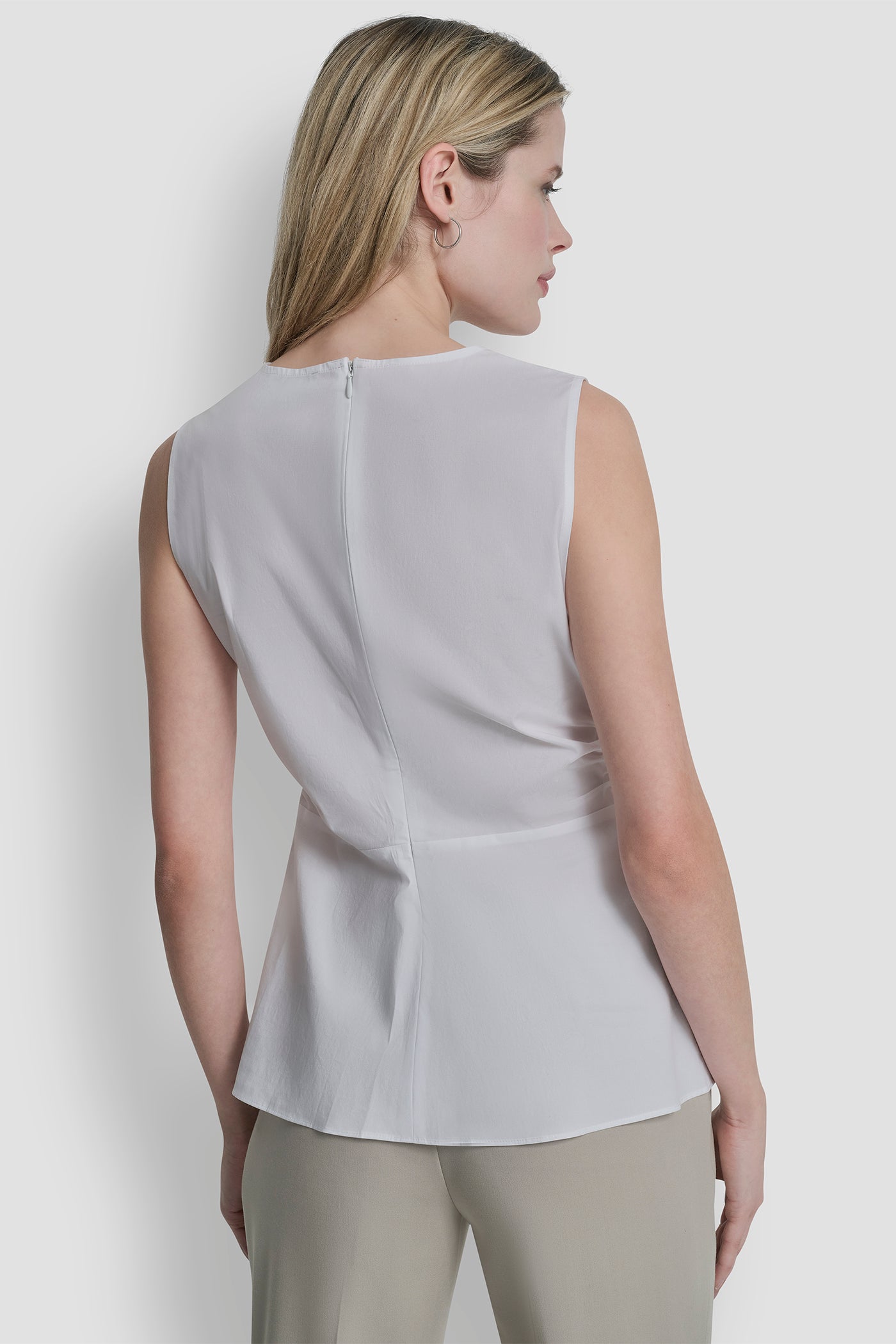 FRONT RUCHED SLEEVELESS TOP VIEW 5 | Spring 2026