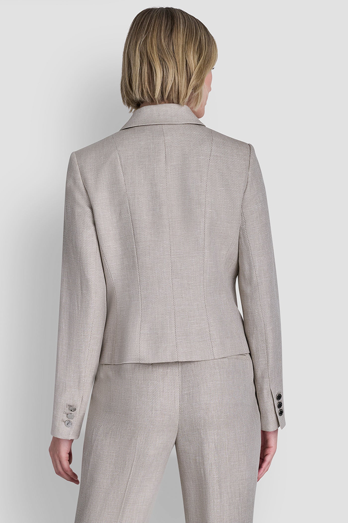 CROPPED SINGLE BUTTON BLAZER VIEW 3 | Spring 2026