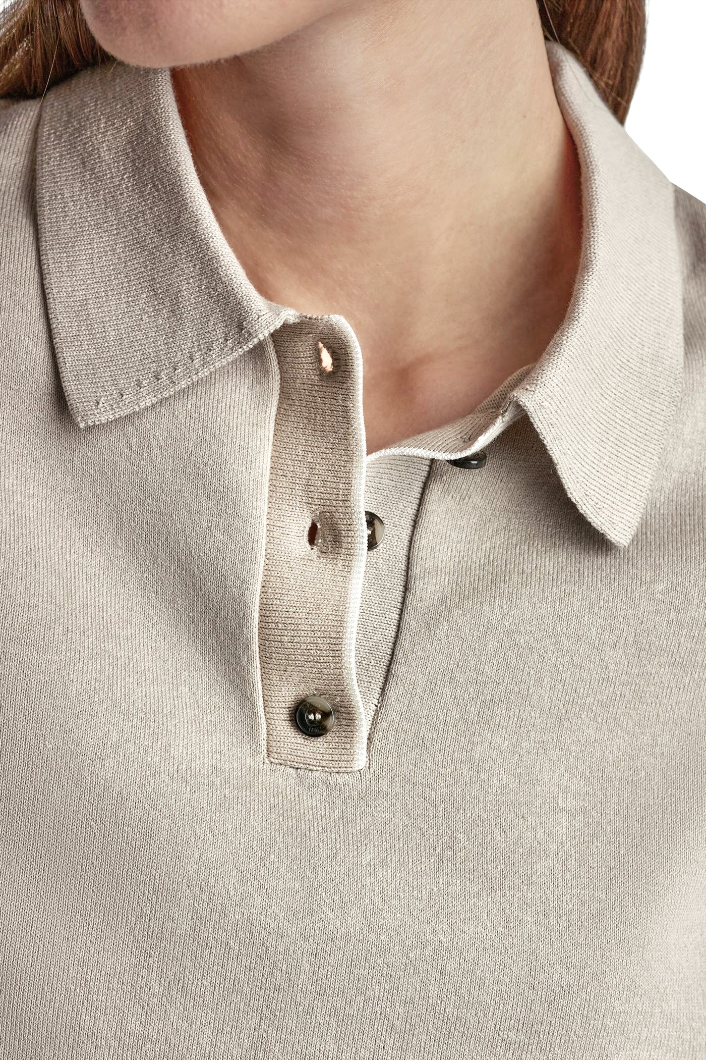 COLOR BLOCK POLO SWEATER VIEW 5 | SALE