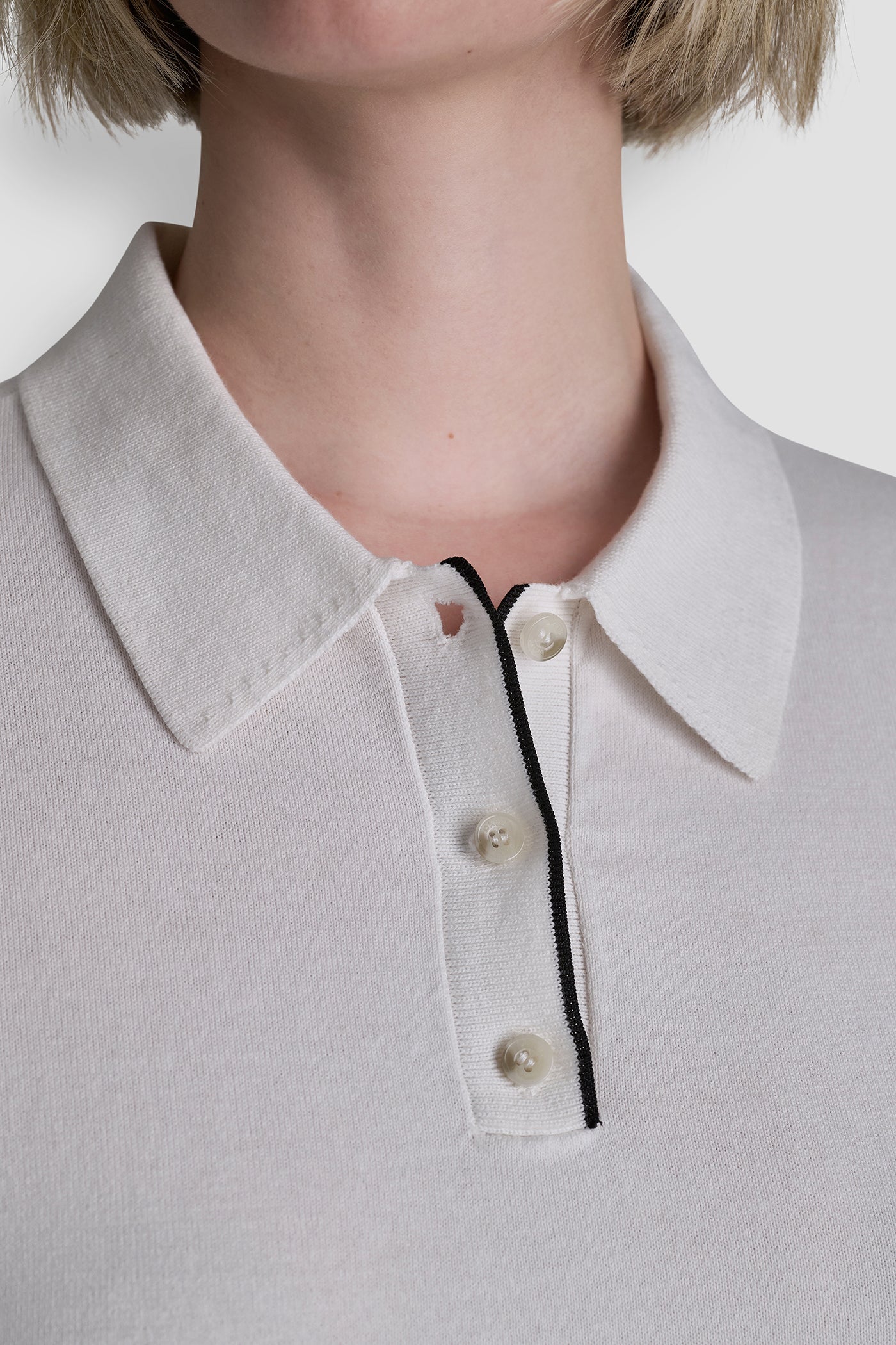 COLOR BLOCK POLO SWEATER VIEW 5 | WOMEN'S SWEATERS & TOPS