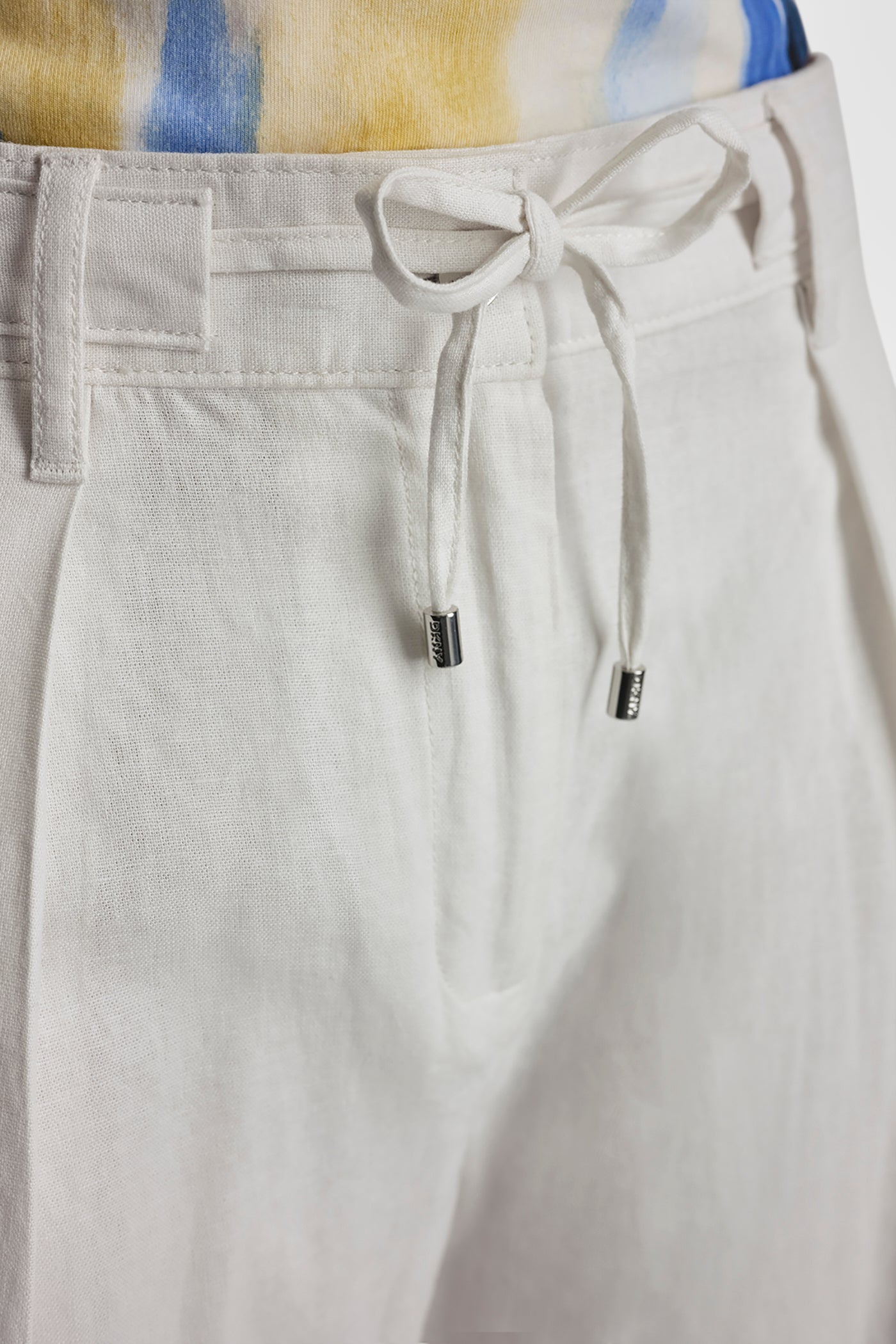 MID-RISE TIE WAIST PLEATED PANT VIEW 6 | Pants & Denim