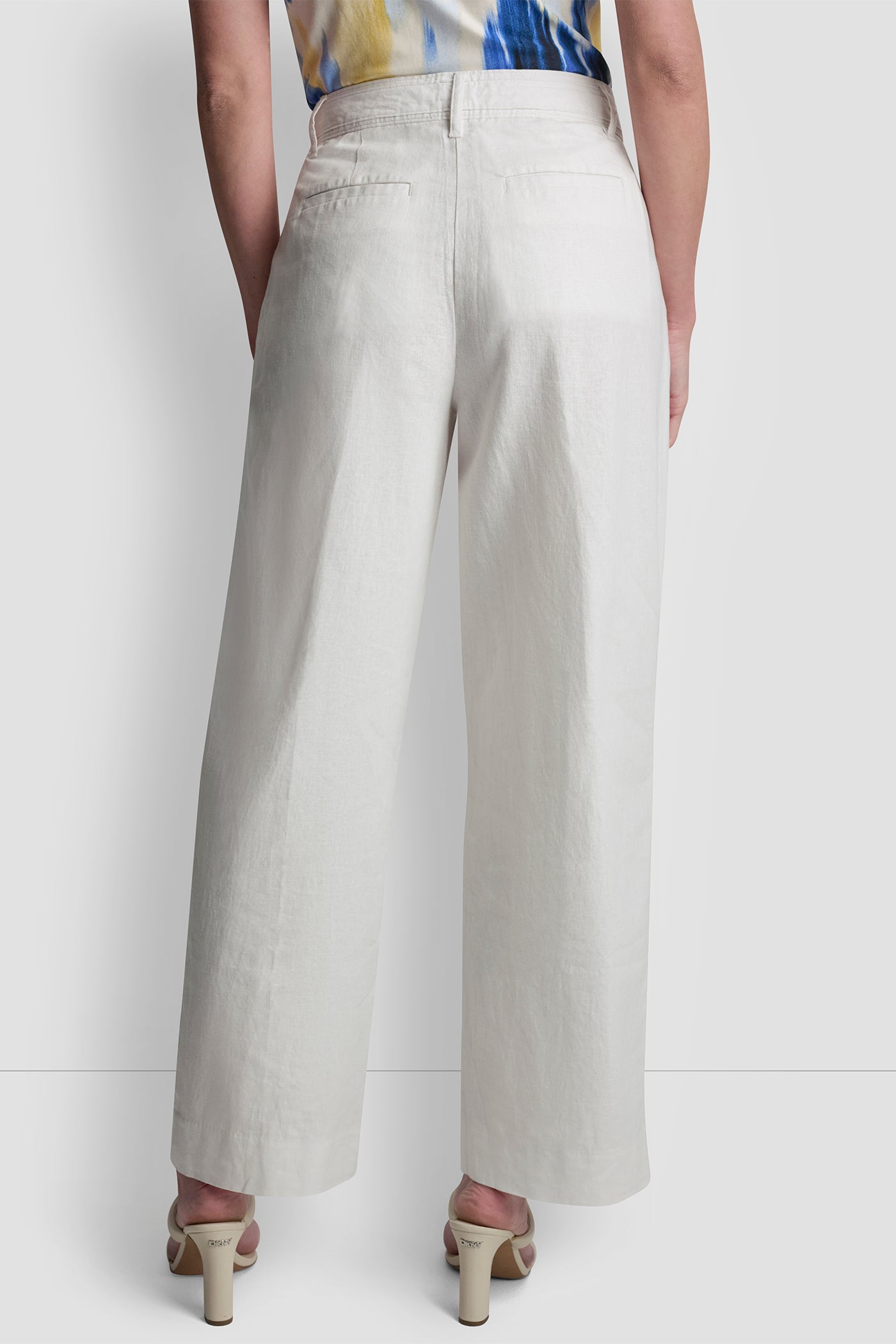 MID-RISE TIE WAIST PLEATED PANT VIEW 2 | Pants & Denim