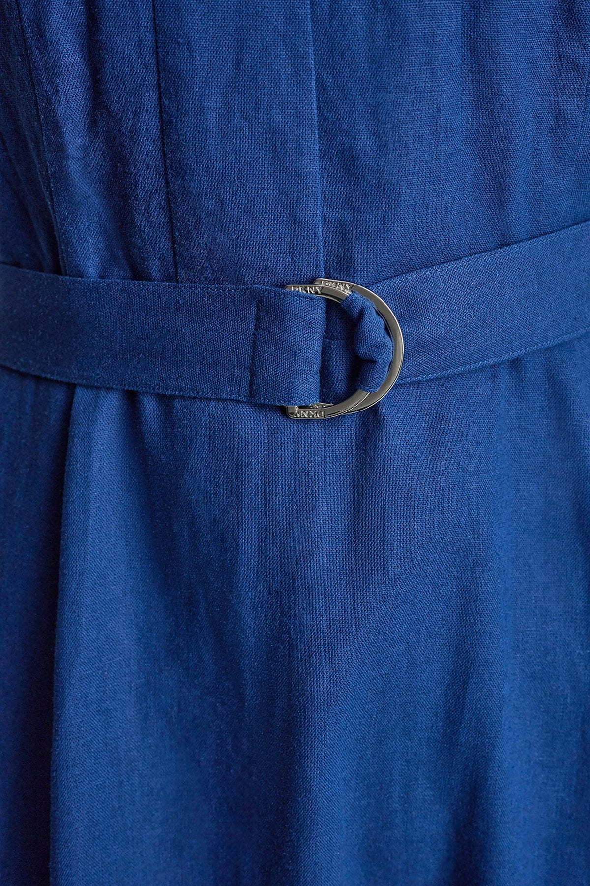 LINEN-BLEND SLEEVELESS MIDI DRESS VIEW 2