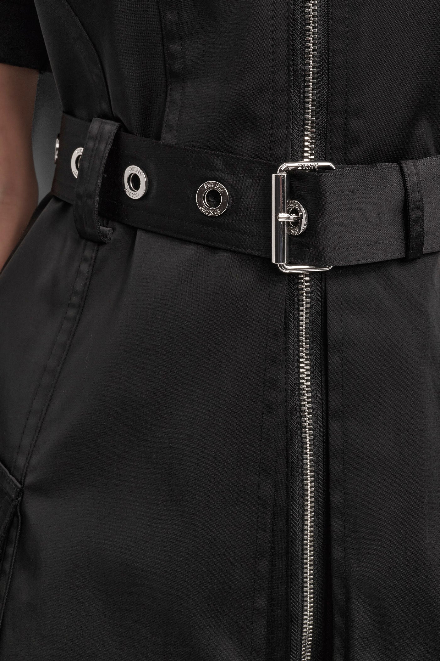 SHIRT DRESS WITH FRONT ZIPPER VIEW 4 | Summer Essentials