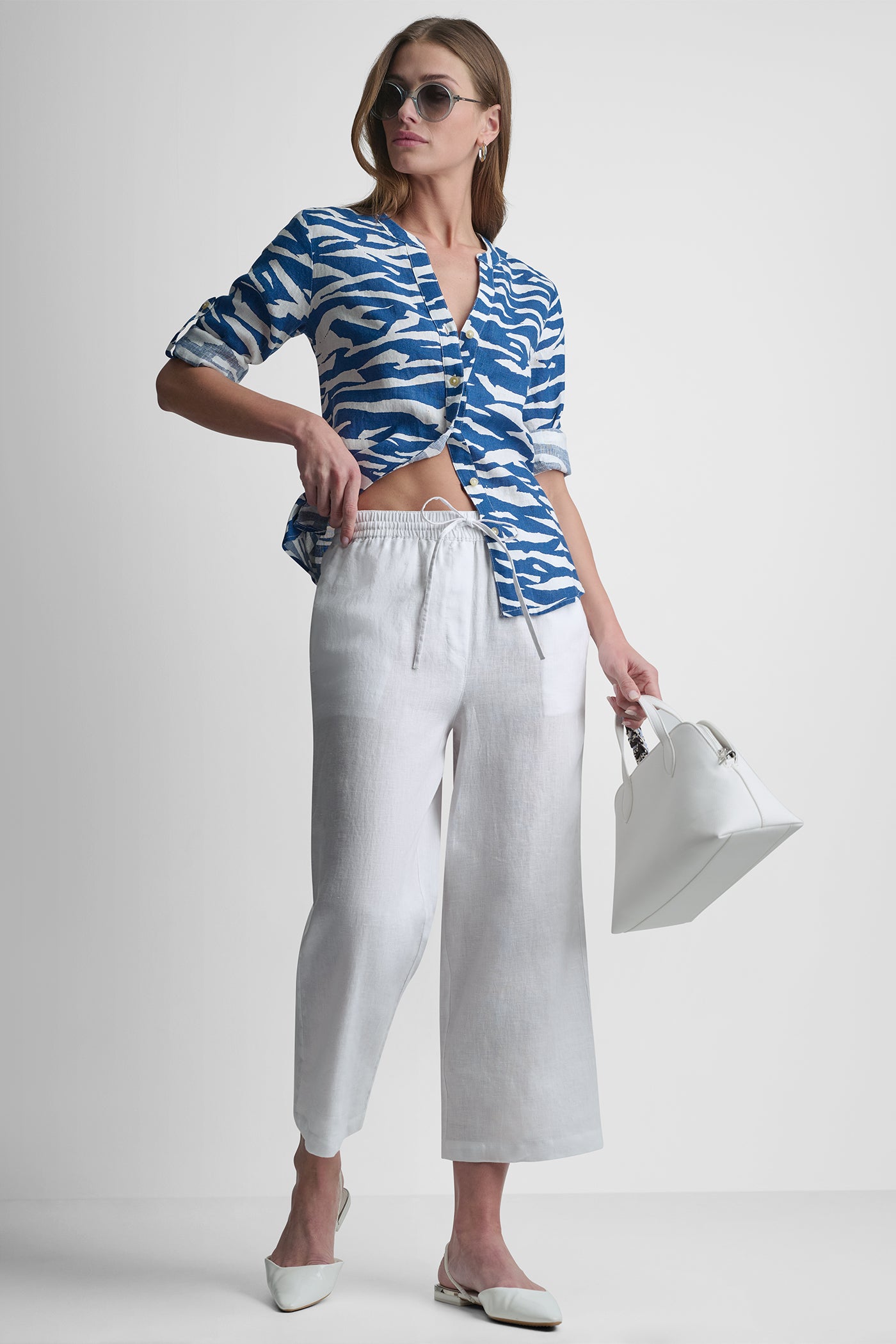 Tidal Break LINEN PRINTED SHIRT, VIEW 1 | SPRING 2026