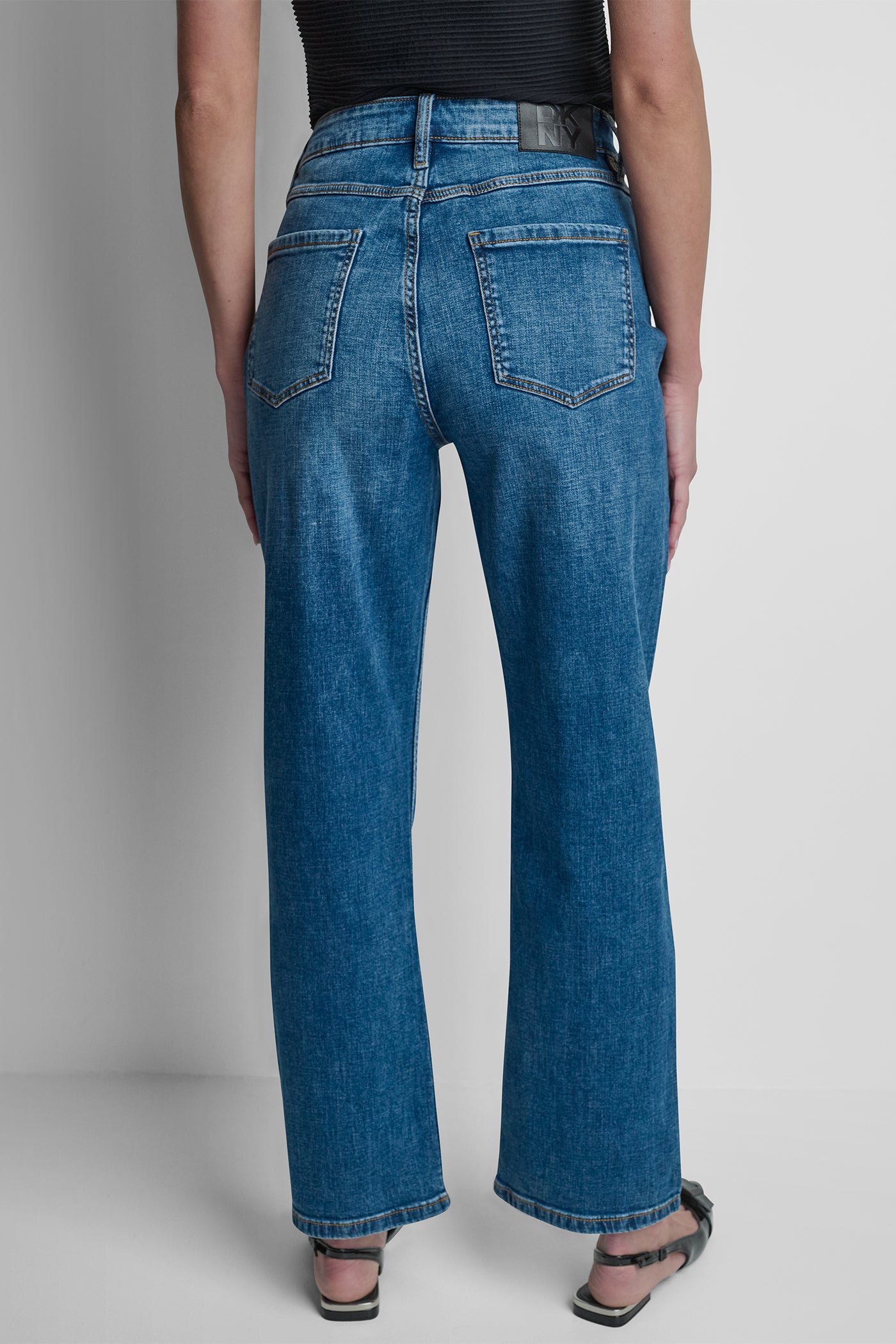 MID-RISE PINS & PATCHES STRAIGHT LEG JEAN VIEW 3 | Denim Destination