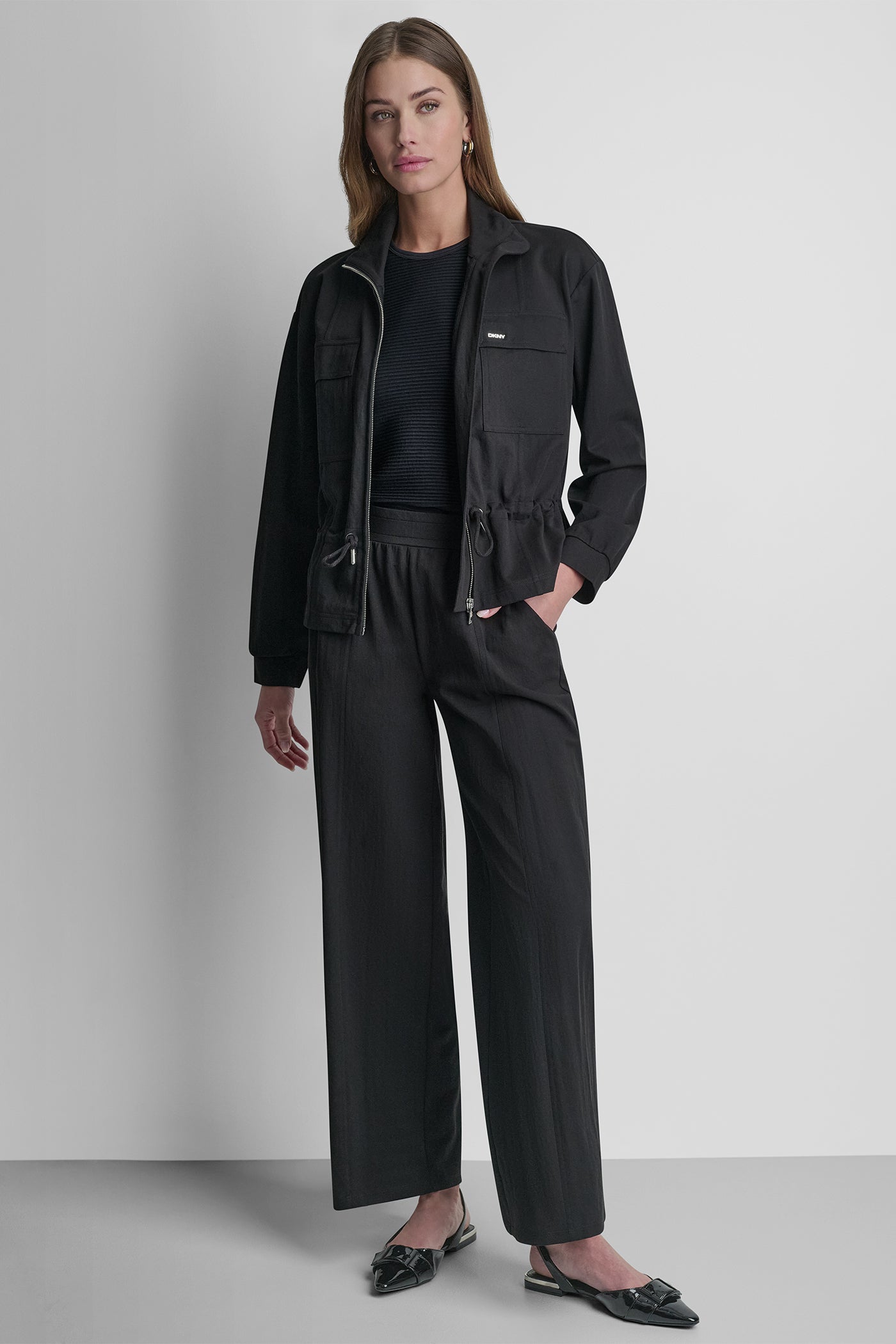Piqué Tech Jacket | Coat | DKNY
