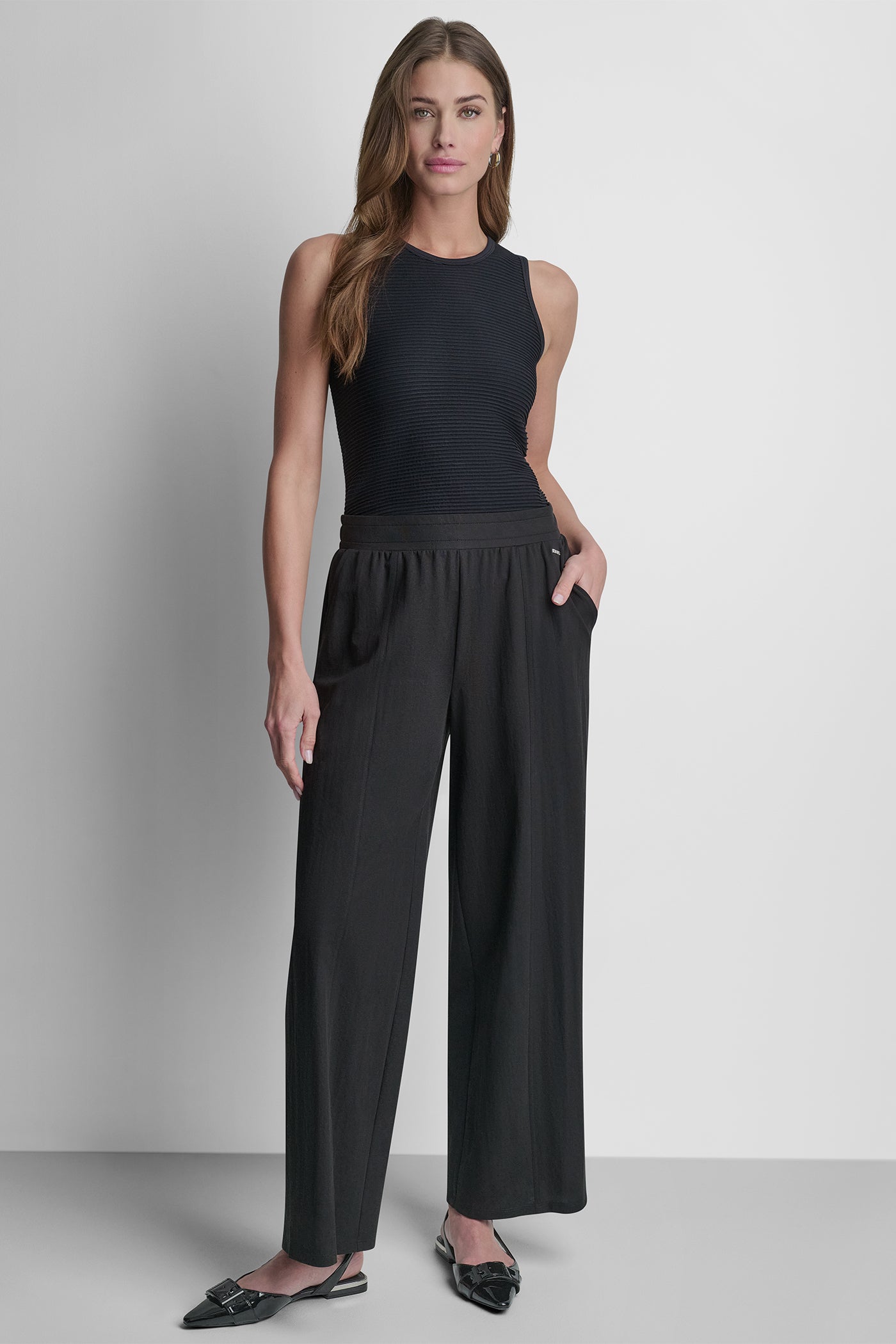 MID-RISE PULL-ON PANT VIEW 5 | Clothing