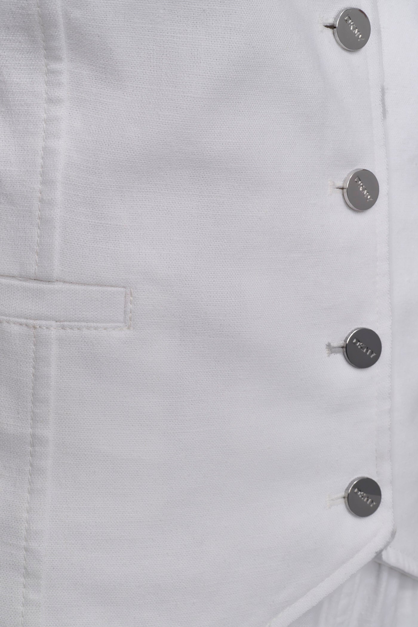 SLEEVELESS LINEN VISCOSE VEST VIEW 6 | Summer Essentials