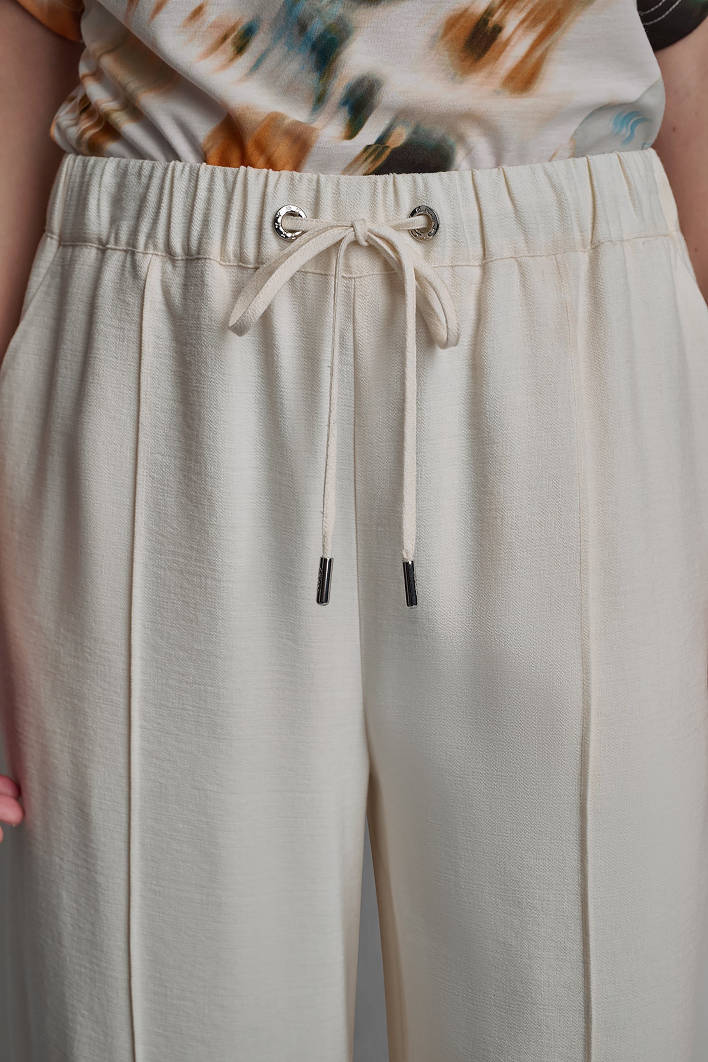SEAMED WIDE LEG PULL-ON PANT VIEW 6 | Pants & Denim