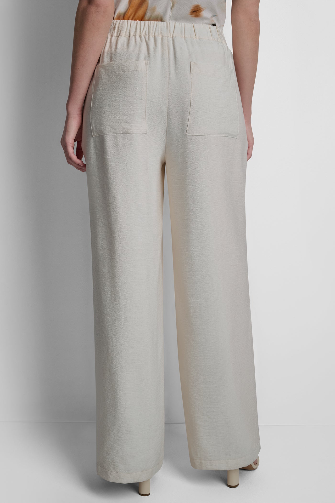 SEAMED WIDE LEG PULL-ON PANT VIEW 5 | Pants & Denim