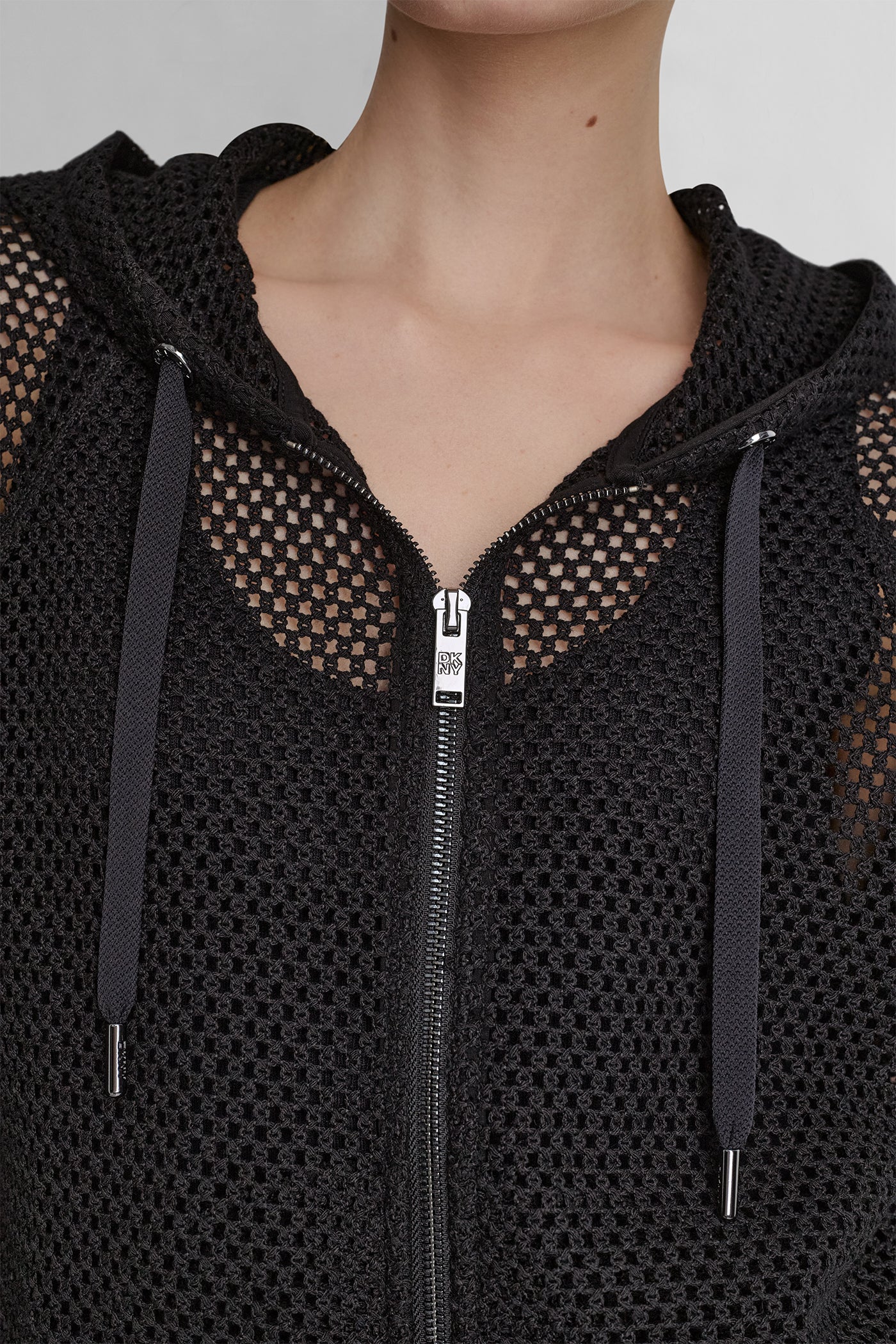 MESH LOGO ZIP-UP HOODIE VIEW 5 | Sweatshirts & Joggers