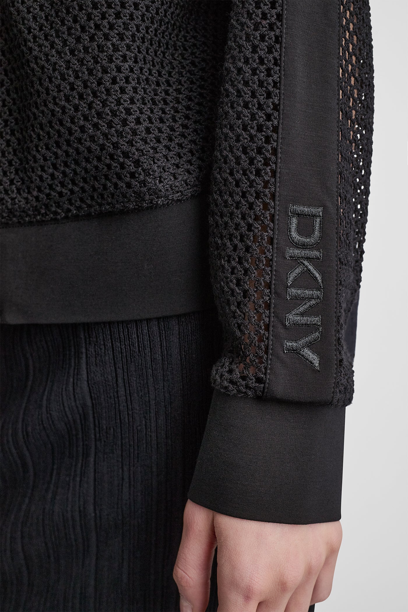 MESH LOGO ZIP-UP HOODIE VIEW 8 | Sweatshirts & Joggers