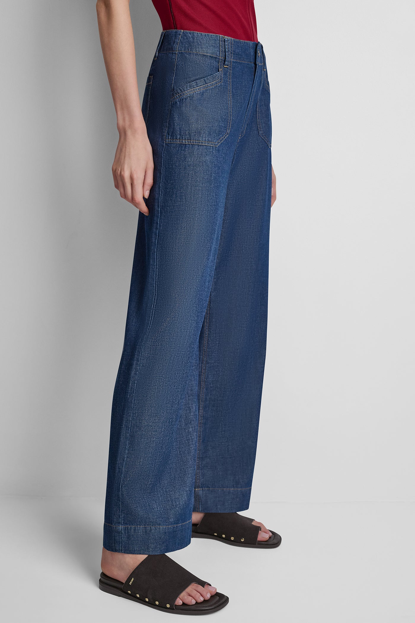 HIGH-RISE STRAIGHT LEG PANT VIEW 4 | New clothing