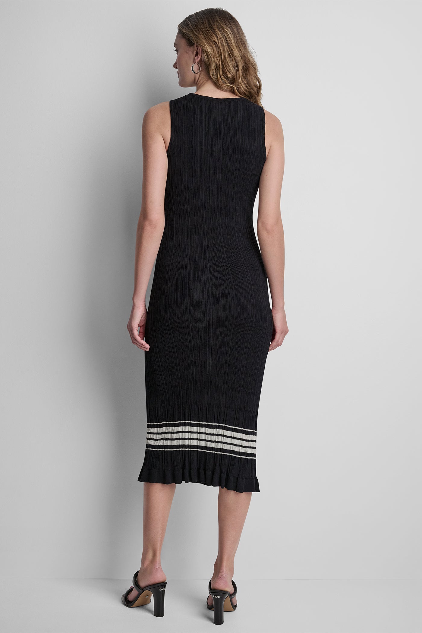 STRIPE MIDI SWEATER DRESS VIEW 5 | MIDI DRESSES