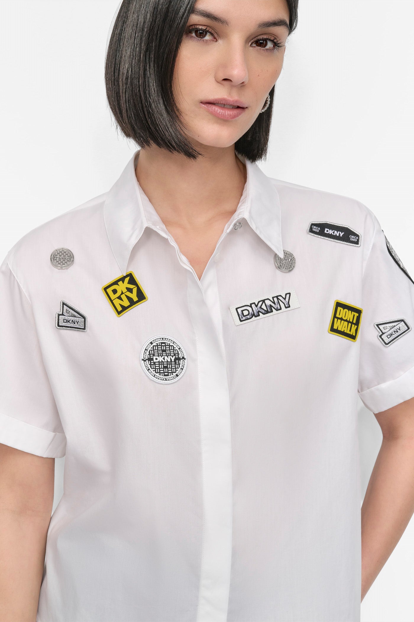 SHORT SLEEVE EMBELLISHED SHIRT VIEW 6 | 9-5 Edit