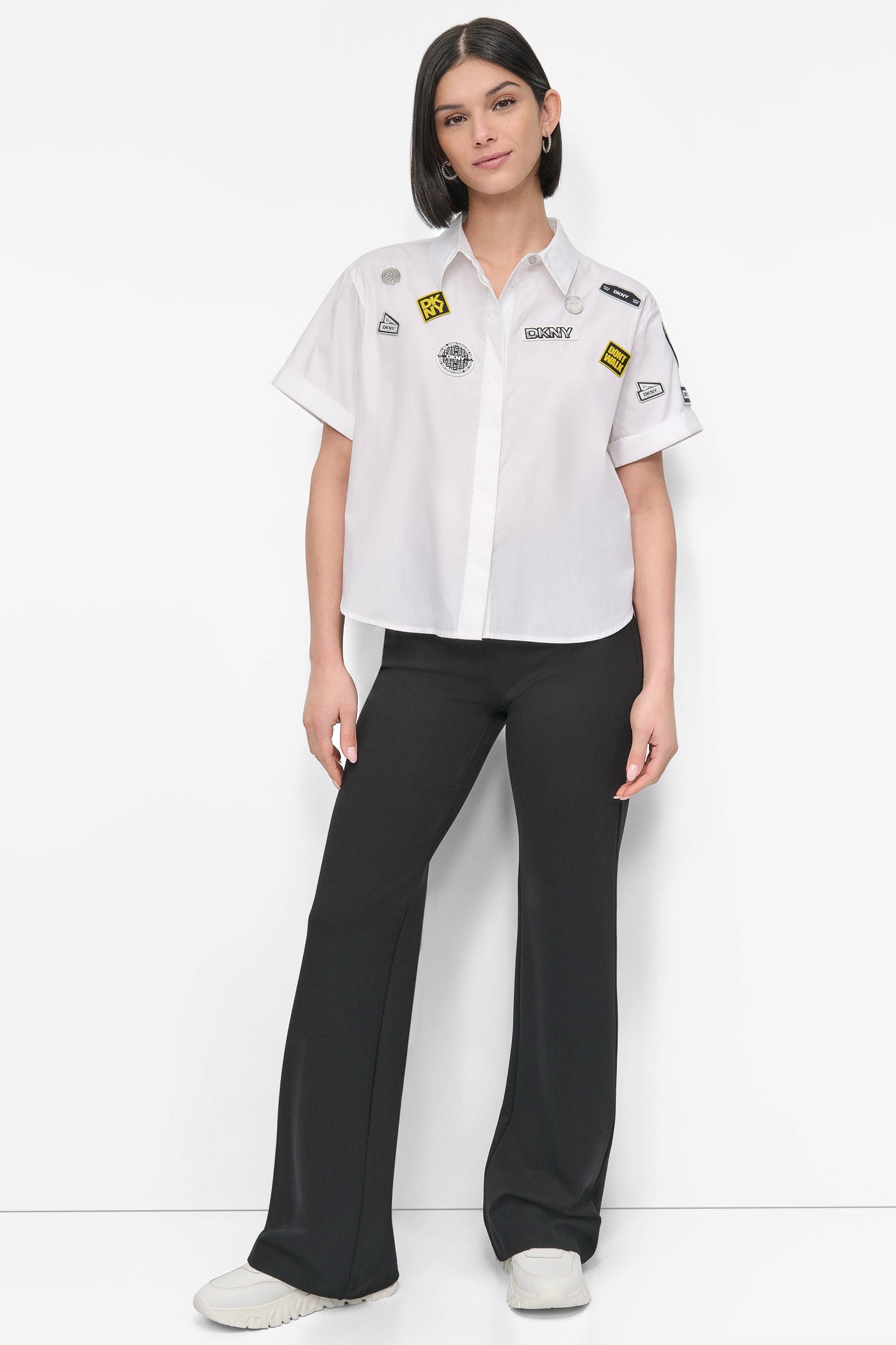 SHORT SLEEVE EMBELLISHED SHIRT VIEW 7 | 9-5 Edit