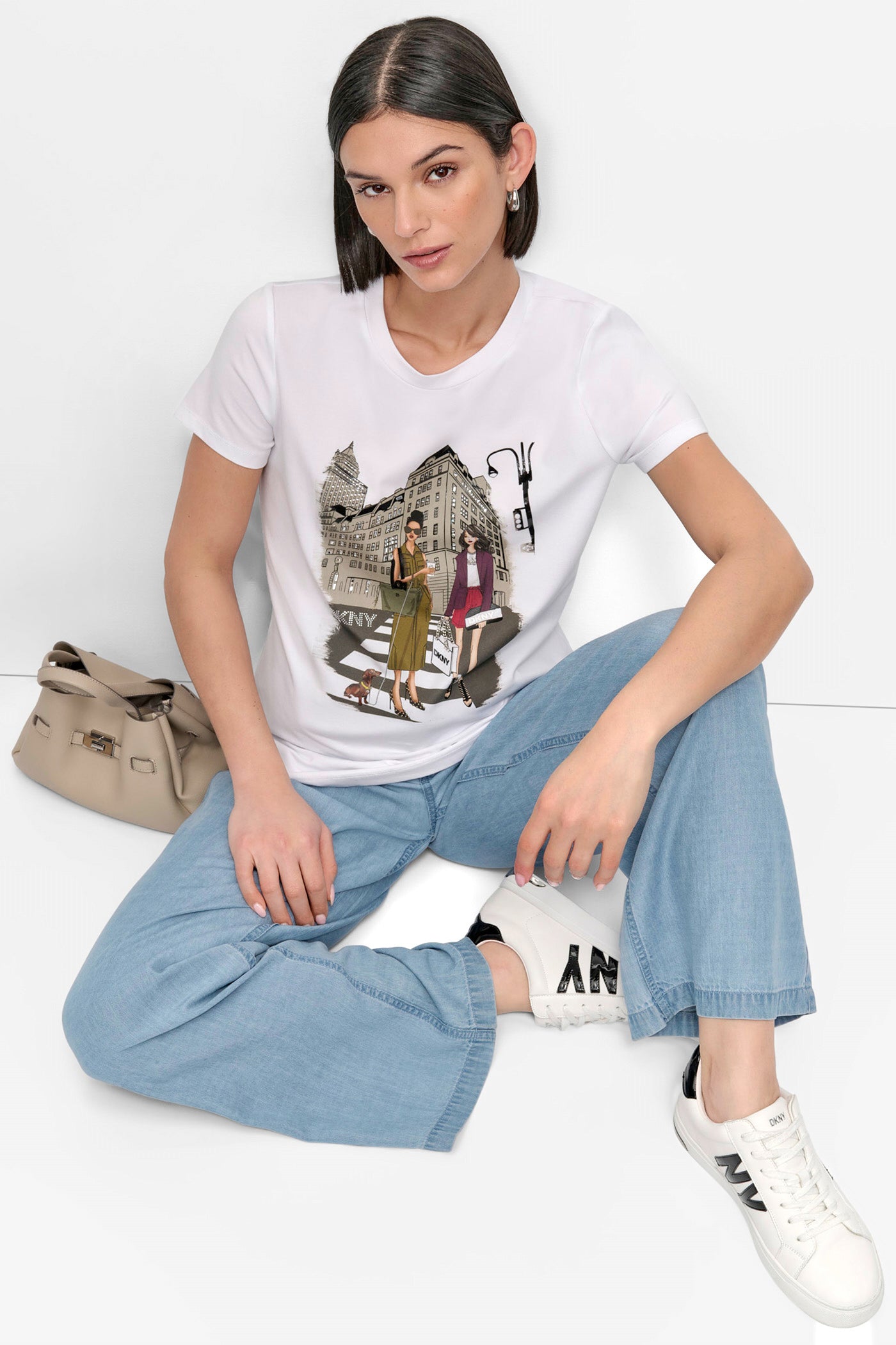 FIFTH AVE EMBELLISHED GRAPHIC TEE VIEW 6 | Tees & Tanks