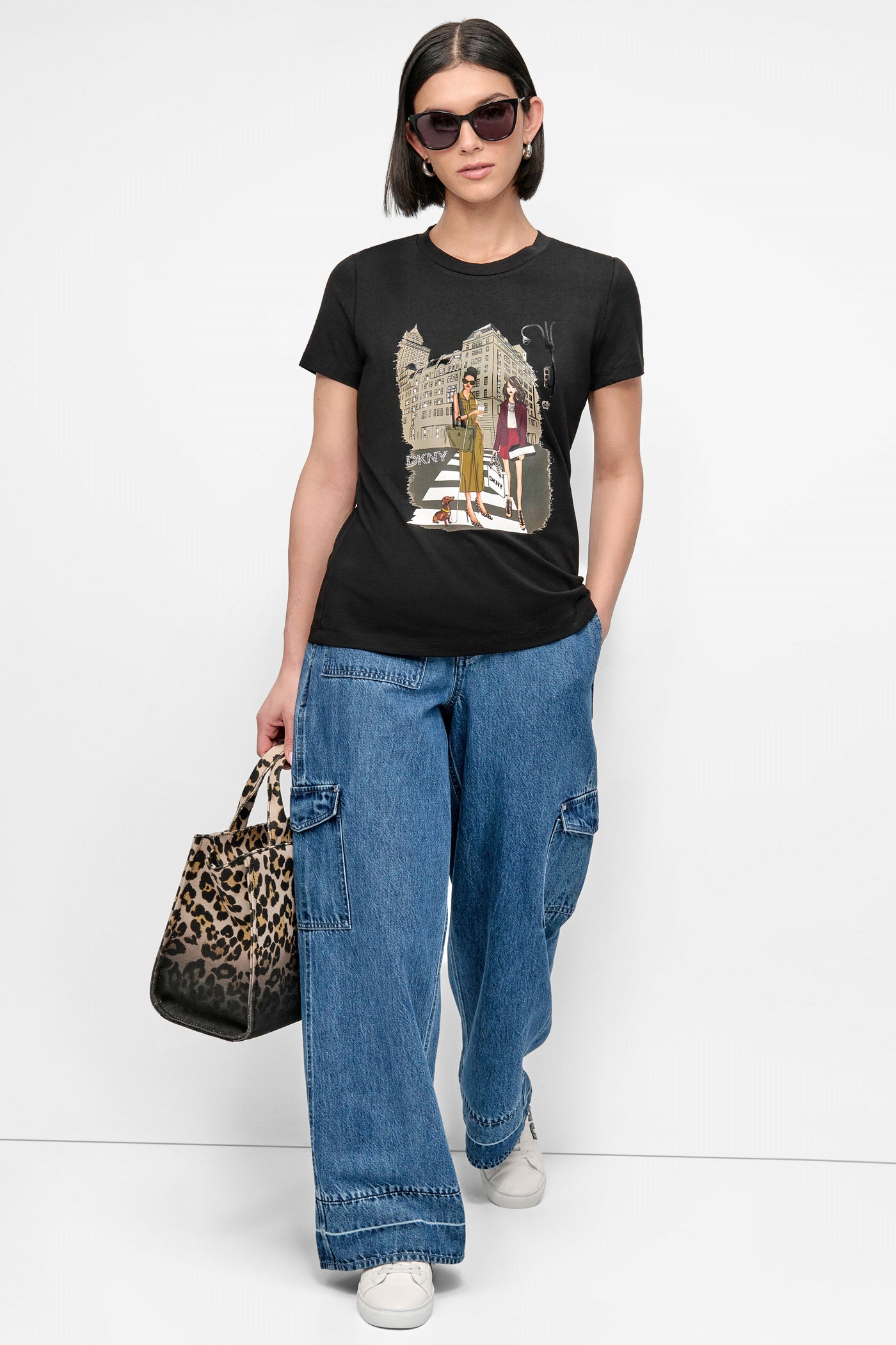 FIFTH AVE EMBELLISHED GRAPHIC TEE VIEW 6 | Tees & Tanks