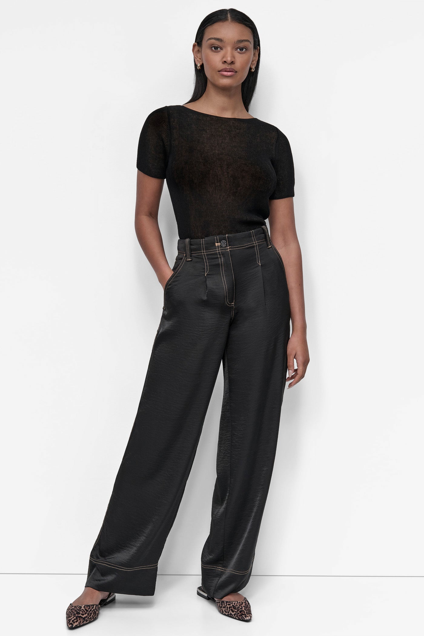 EXTRA HIGH RISE ELEVATED UTILITY PANT VIEW 5 | Pants & Denim