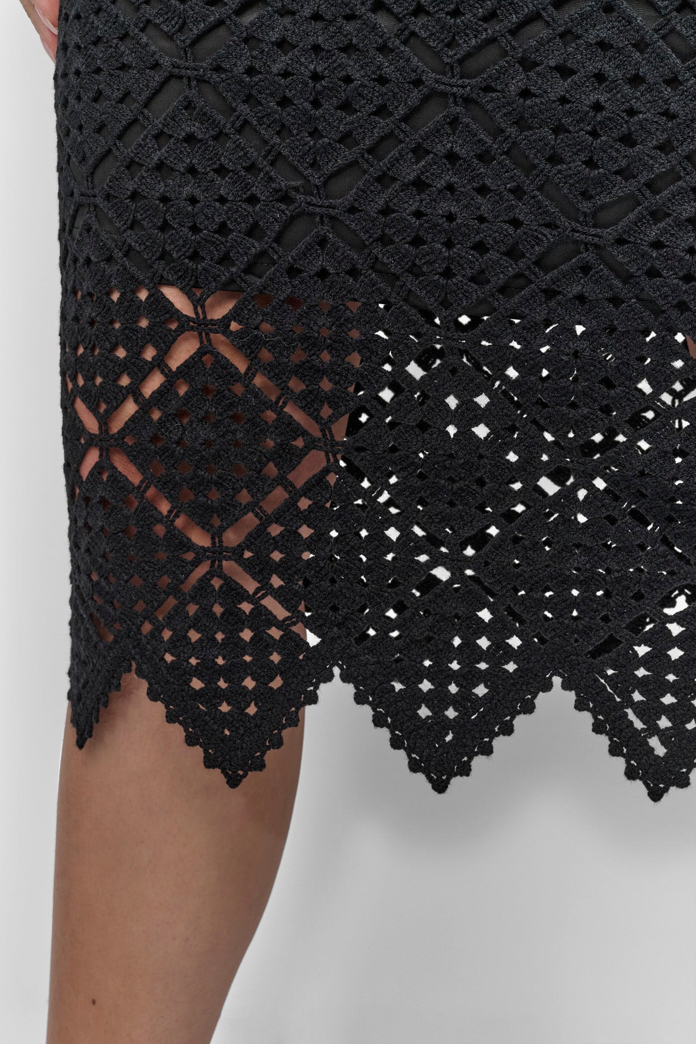 CROCHET MIDI PENCIL SKIRT VIEW 4 | 9-5 Edit