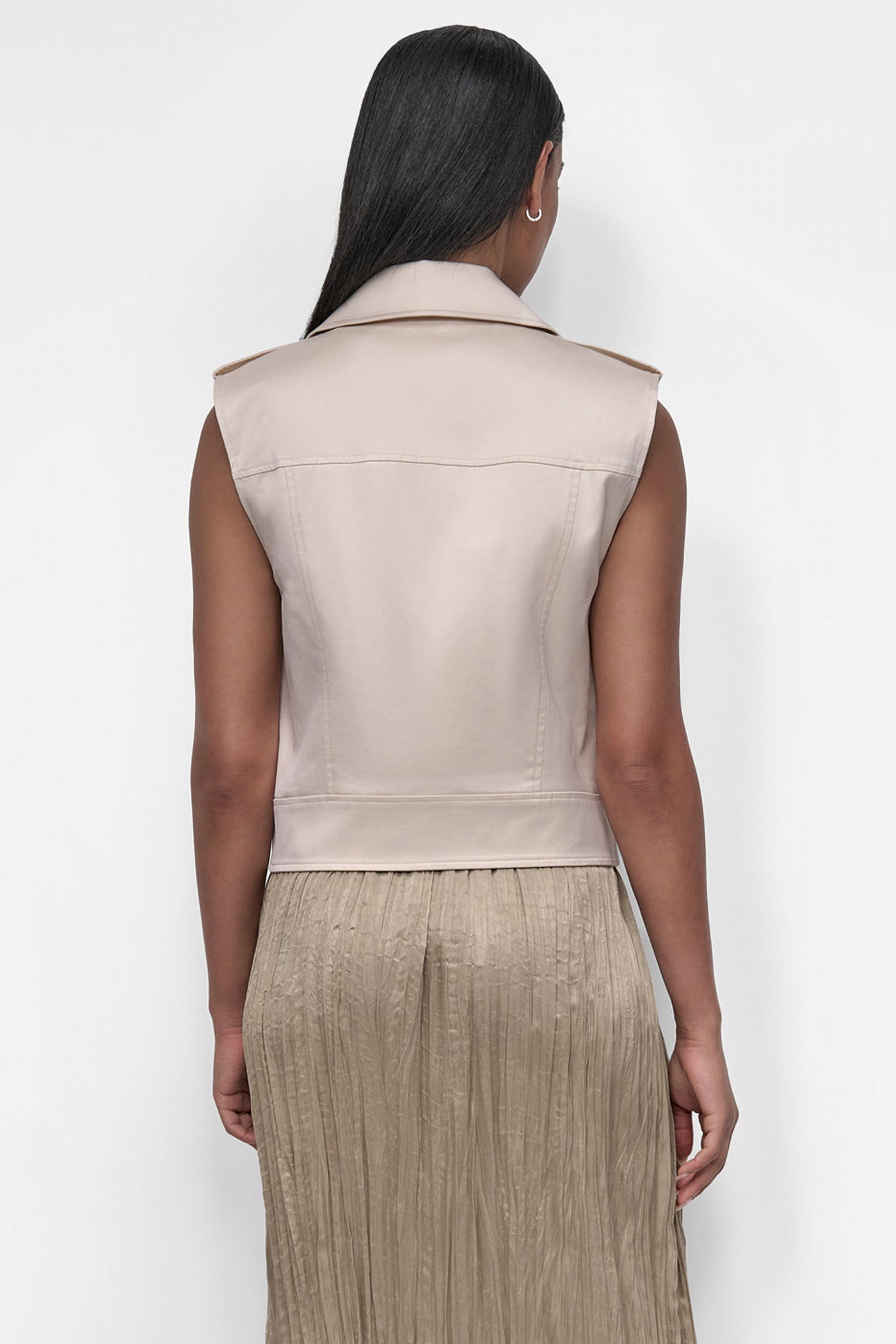 COCONUT MOTO VEST, BACK VIEW | Outerwear Under $100