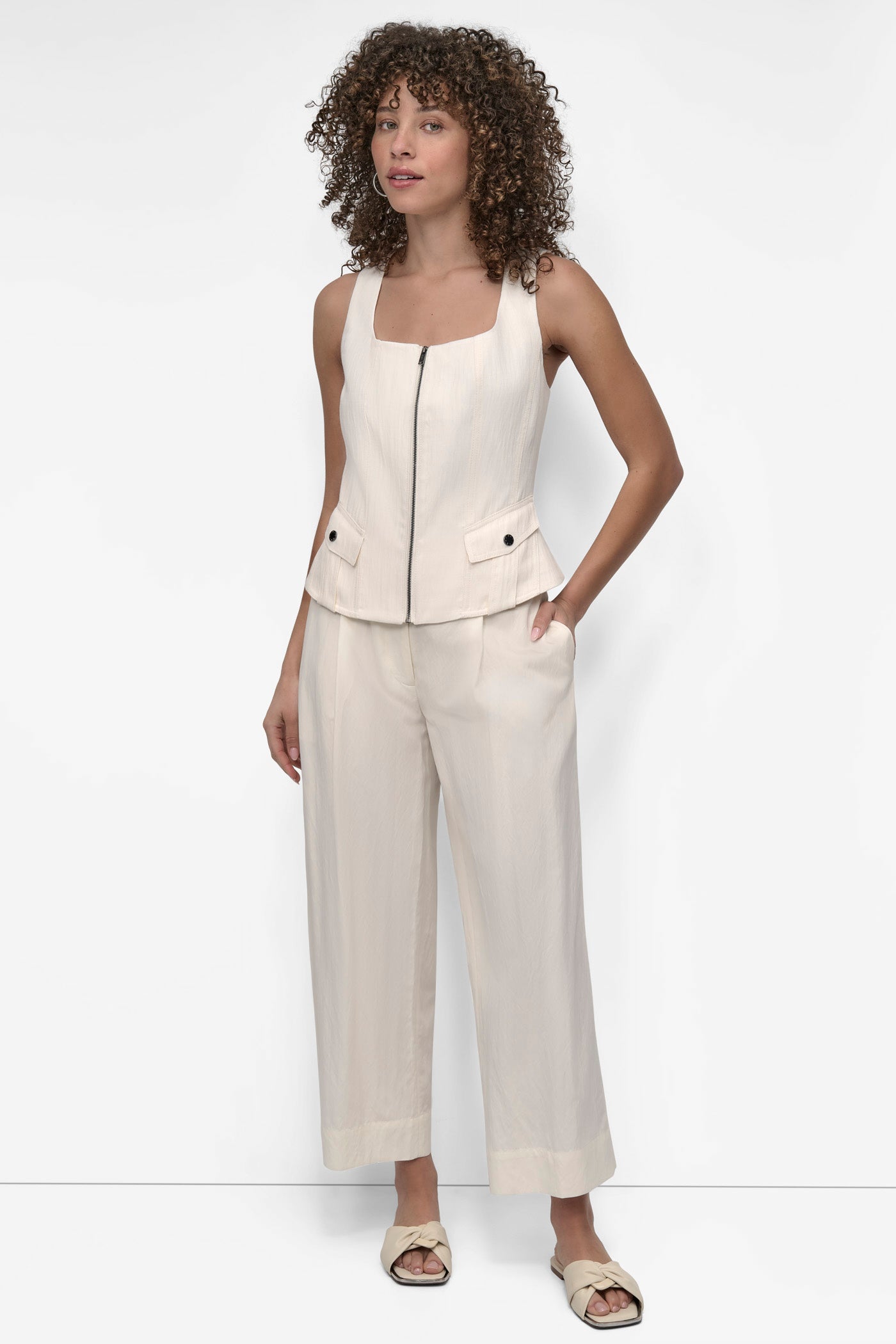 CORSET STYLE VEST VIEW 6 | DKNY JEANS