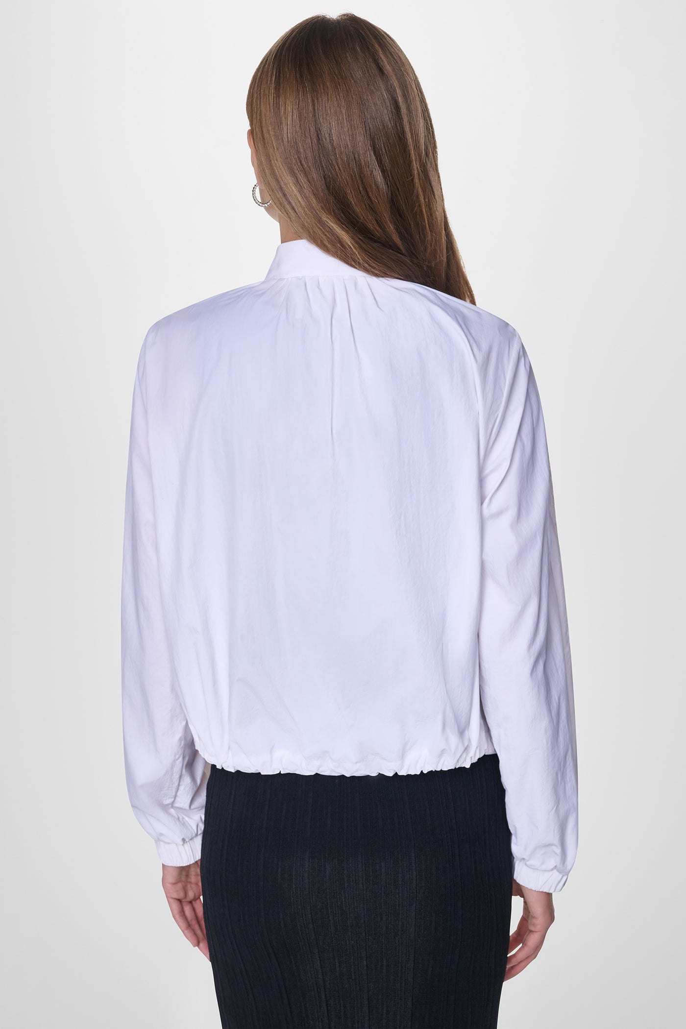 LOGO TRIM TECH JACKET VIEW 4 | WOMENS COATS & JACKETS
