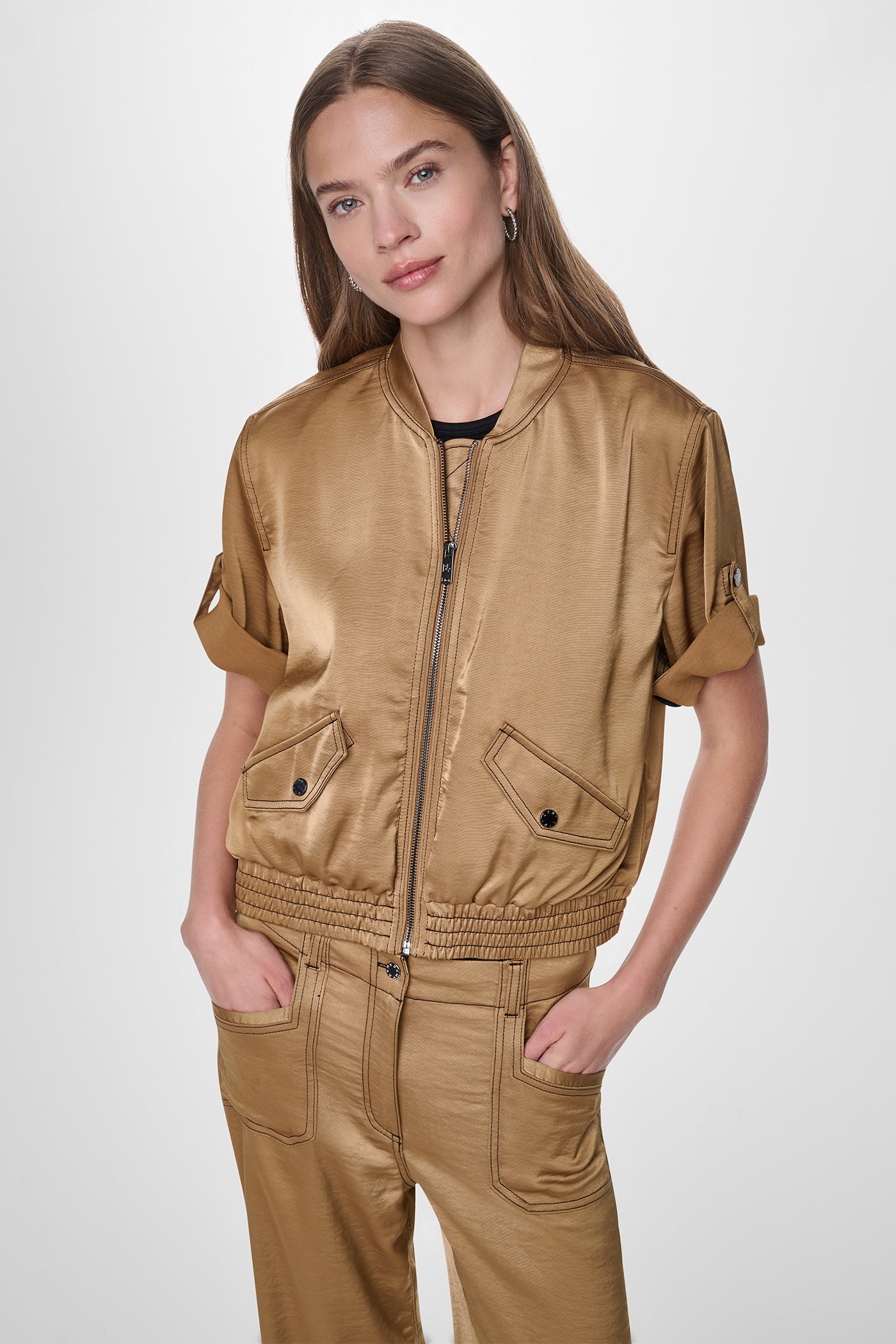 CONTRAST STITCH JACKET VIEW 5 | WOMENS COATS & JACKETS