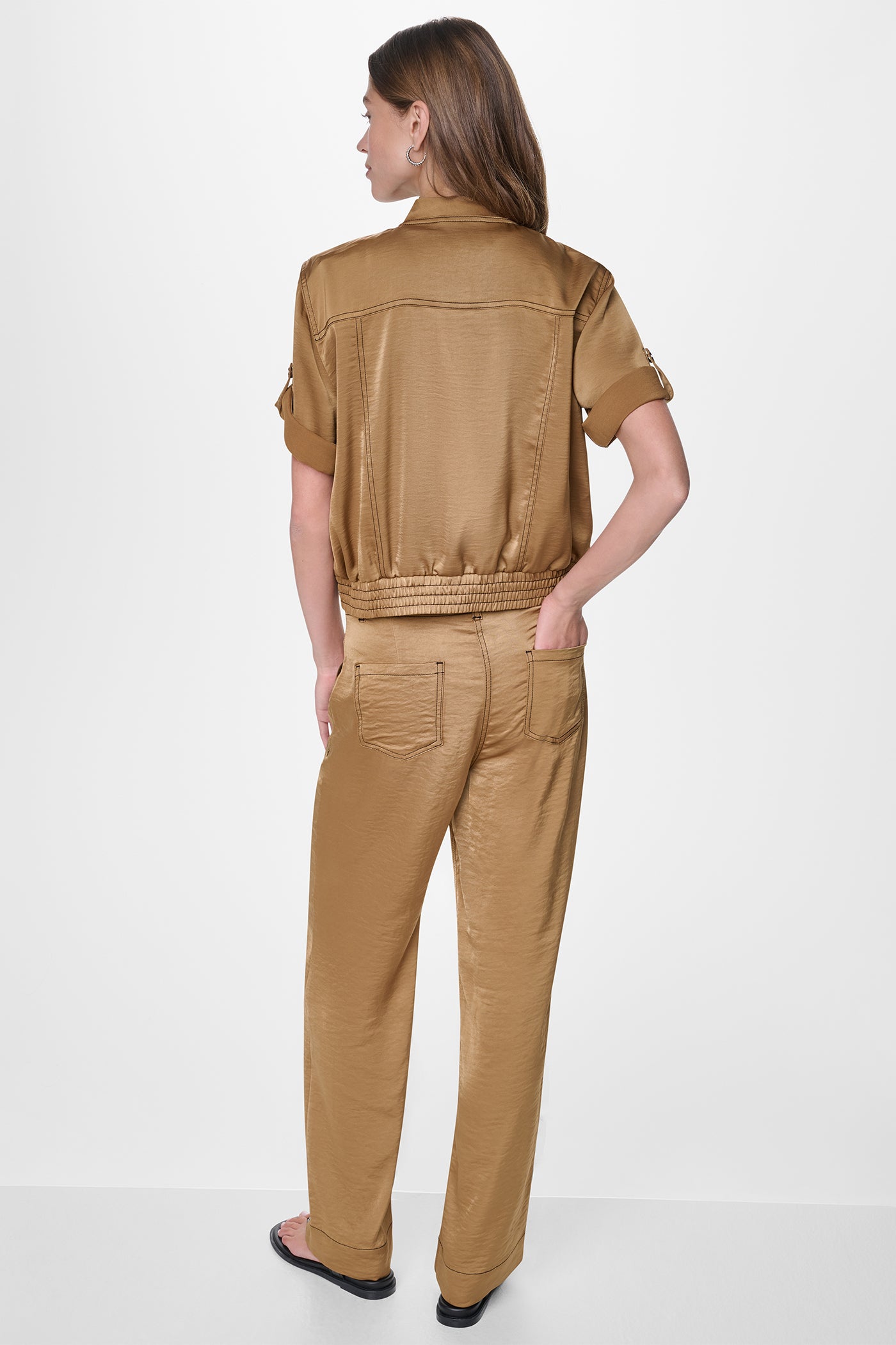 CONTRAST STITCH JACKET VIEW 7 | WOMENS COATS & JACKETS