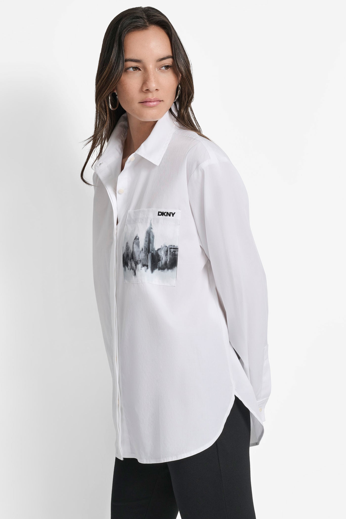 CITY SKYLINE POCKET SHIRT VIEW 3 | WOMEN'S SWEATERS & TOPS