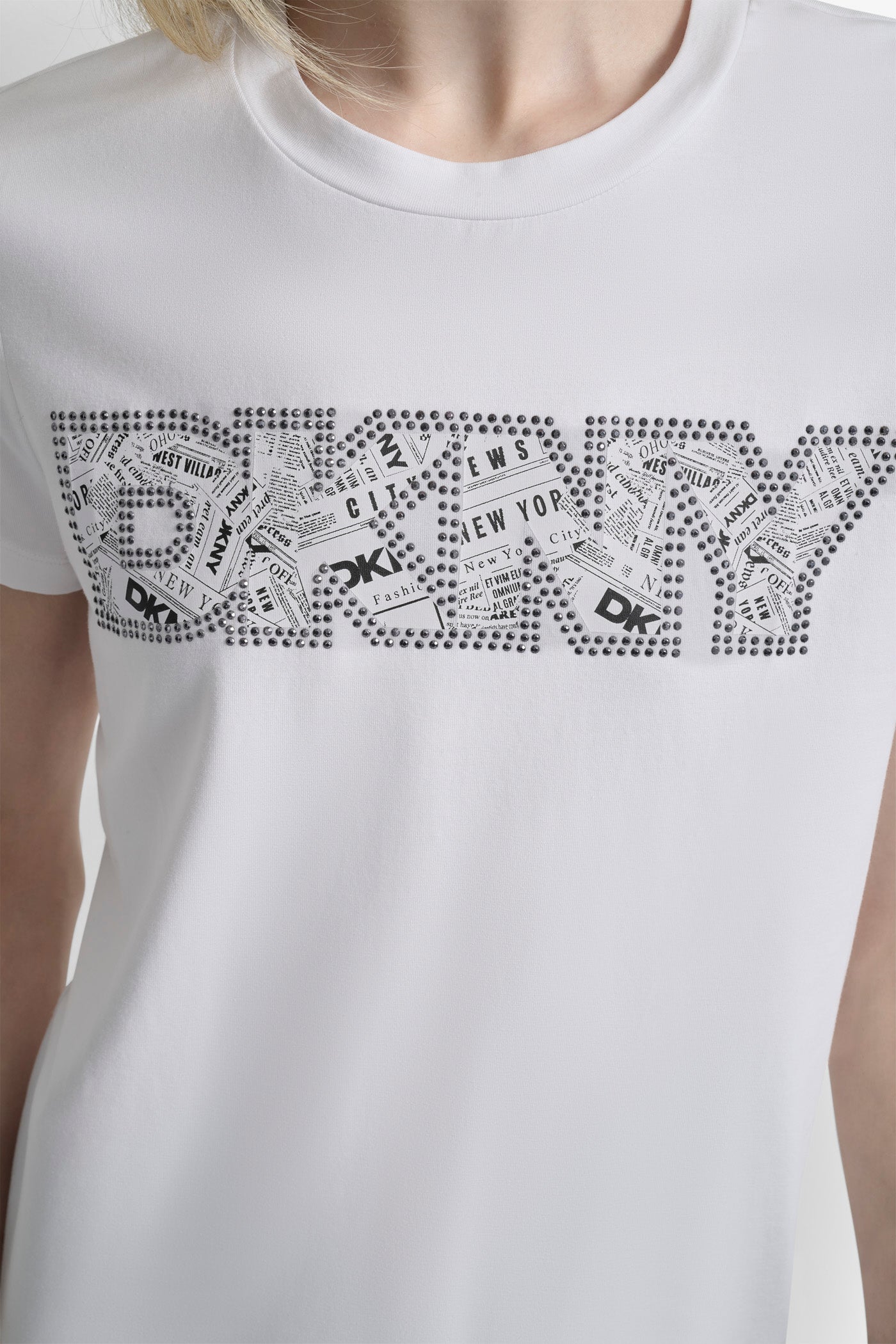 LOGO EMBELLISHED TEE VIEW 3 | Tees & Tanks