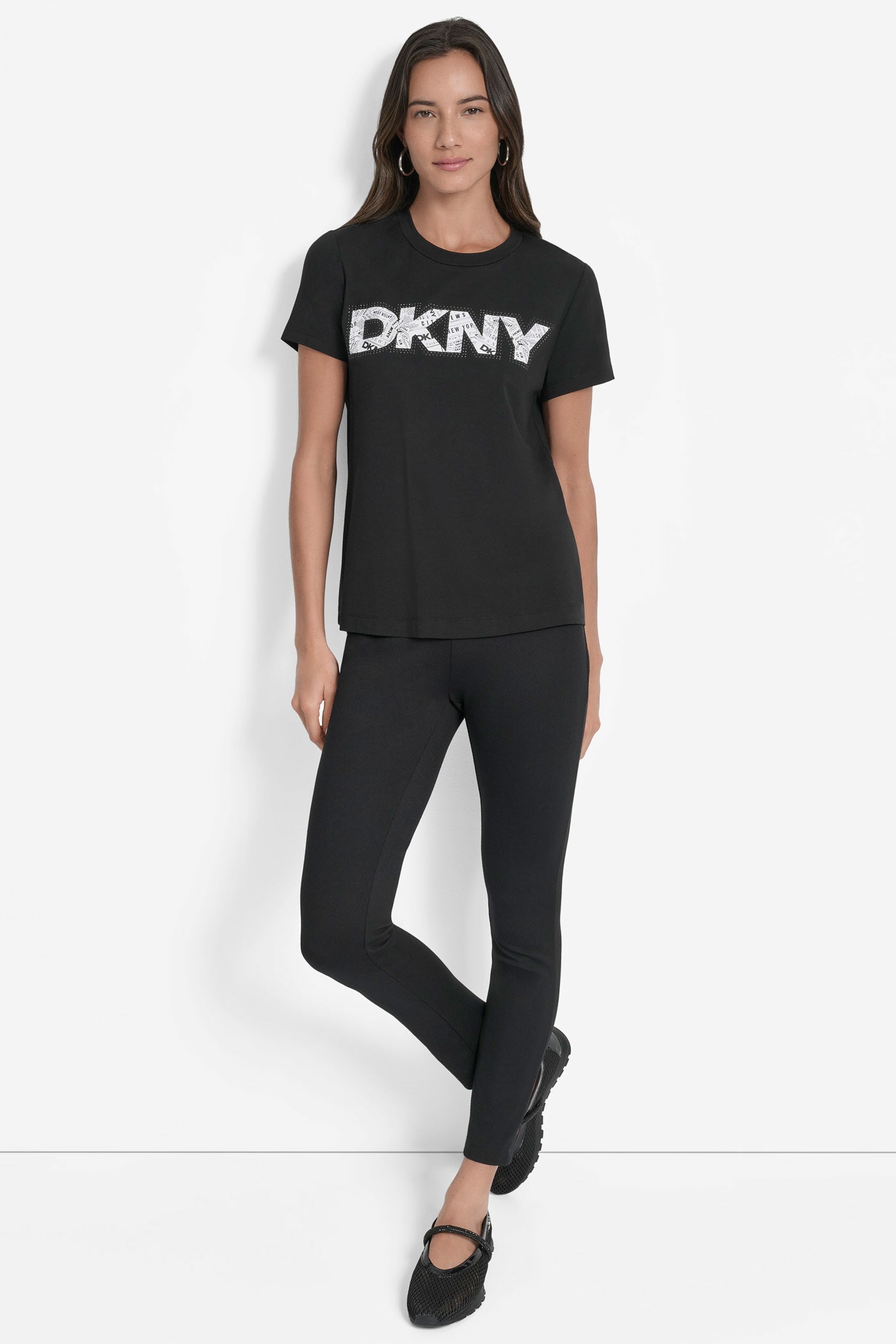 LOGO EMBELLISHED TEE VIEW 6 | Tees & Tanks