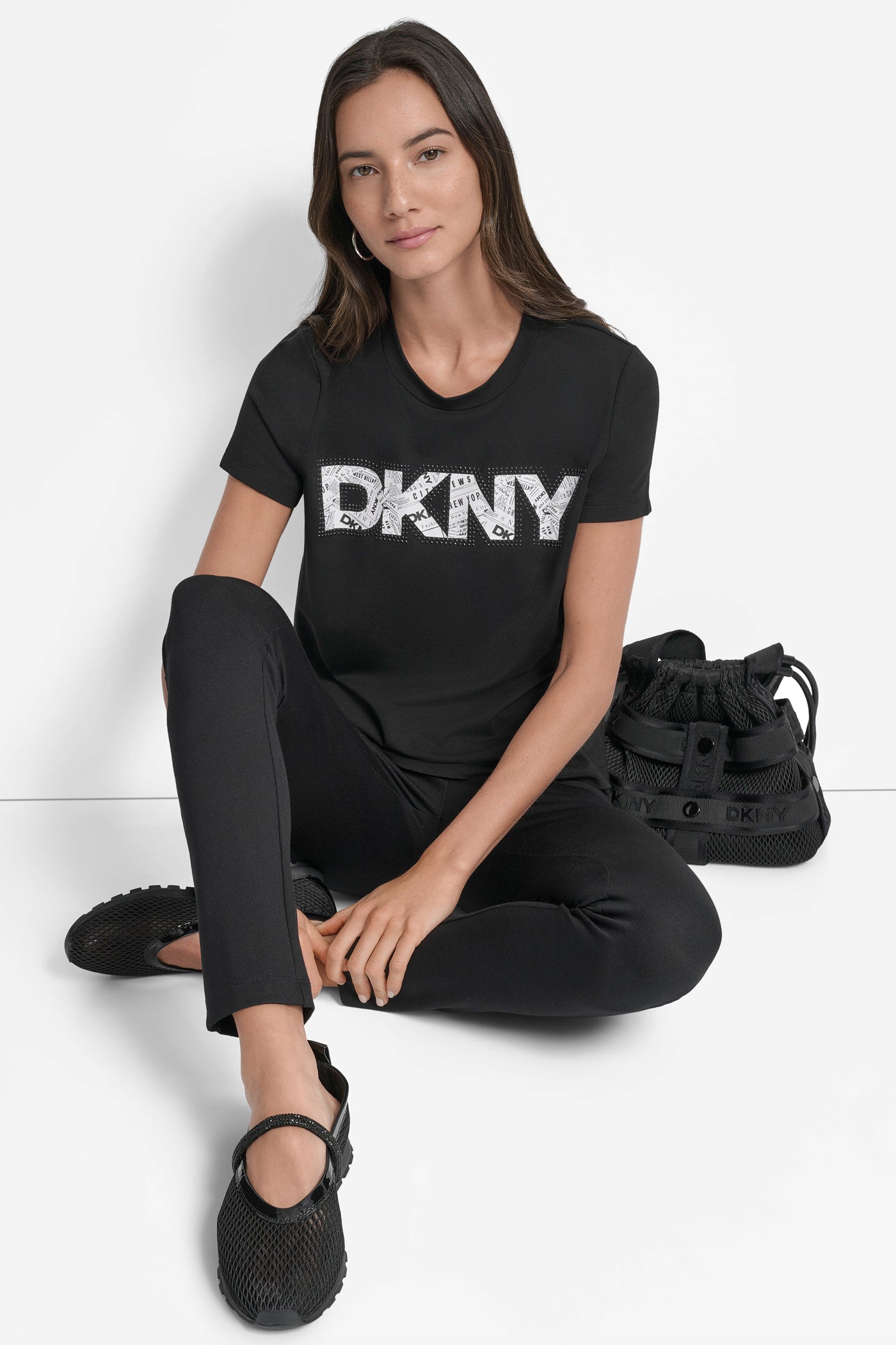 LOGO EMBELLISHED TEE VIEW 7 | Tees & Tanks