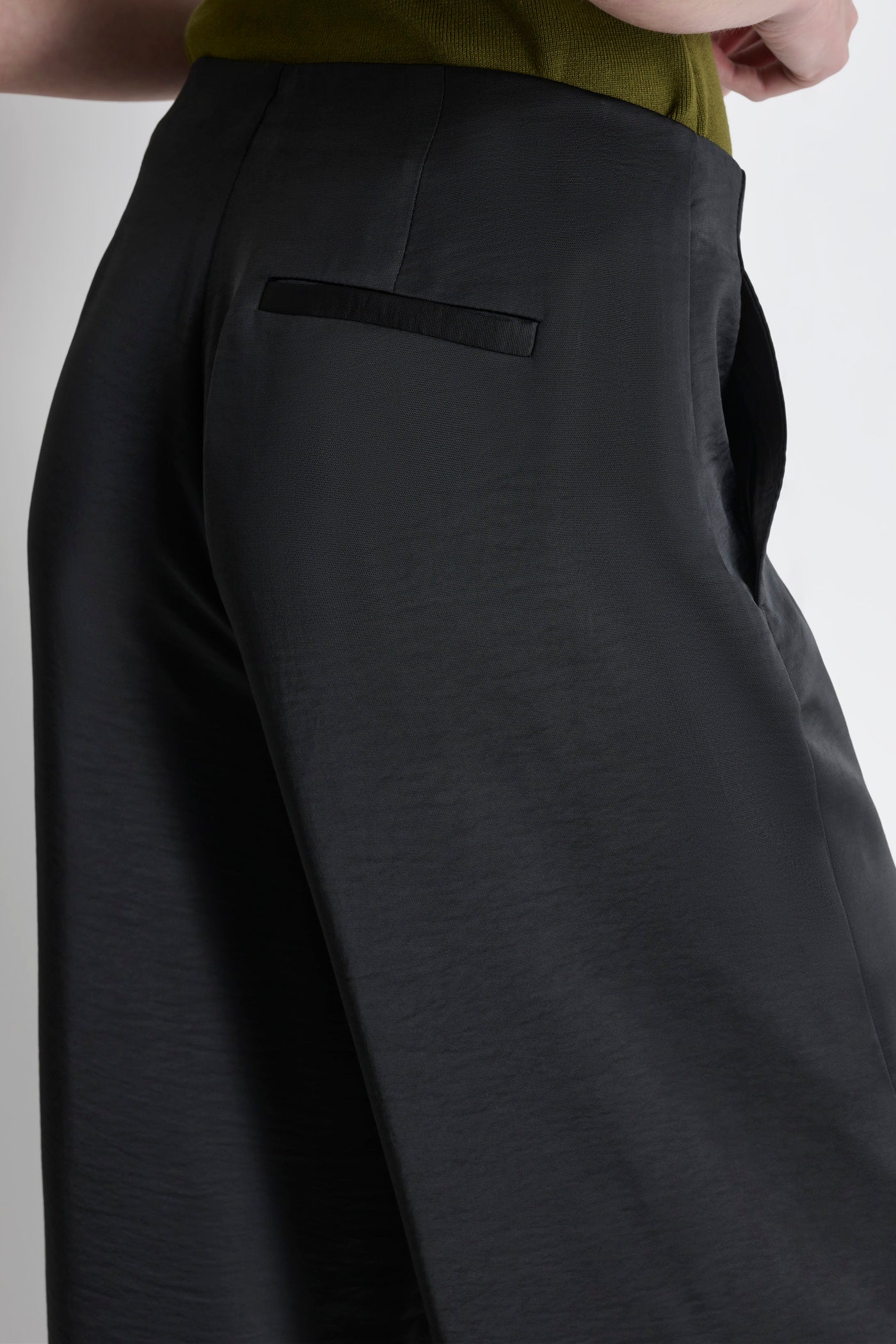 EXTRA HIGH-RISE WIDE-LEG DRESS PANT VIEW 5 | Pants & Denim