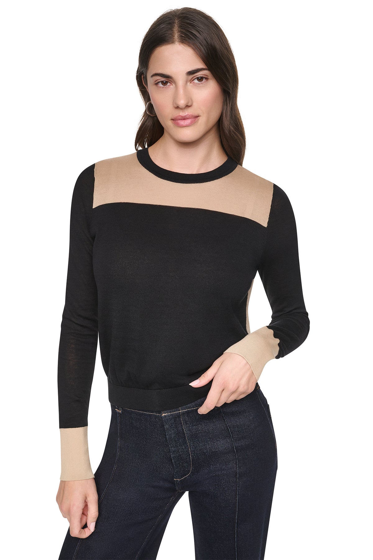 COLORBLOCK ULTRALIGHT SWEATER VIEW 2