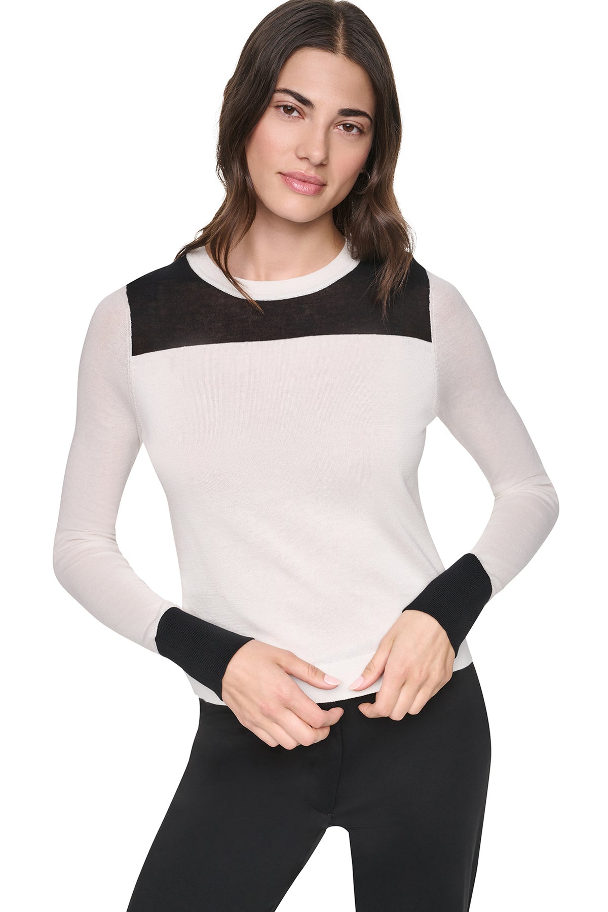 COLORBLOCK ULTRALIGHT SWEATER VIEW 1