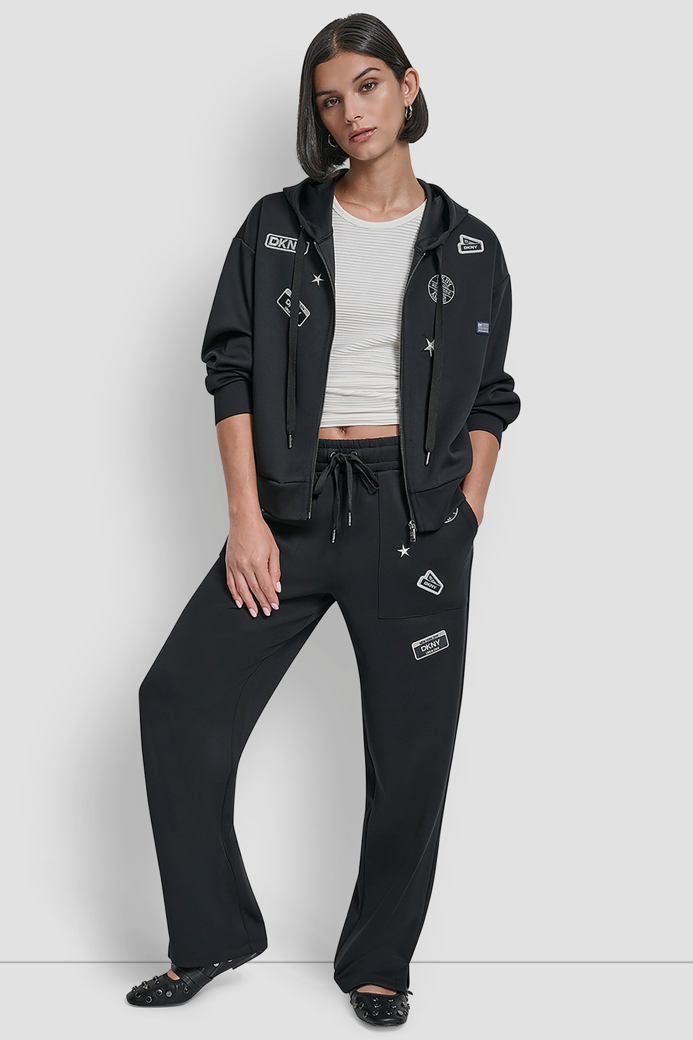 LONG SLEEVE PINS AND PATCHES SCUBA ZIP UP JACKET VIEW 5 | MATCHING SETS