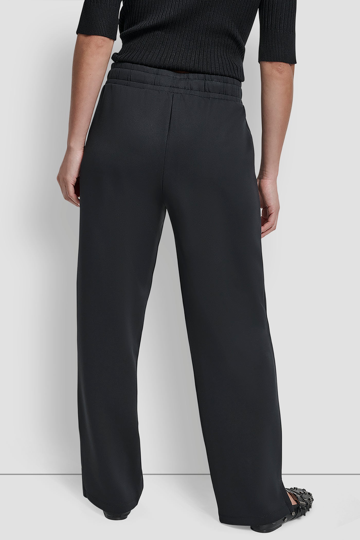 Black Pins and Patches Scuba Jogger, BACK VIEW | Clothing