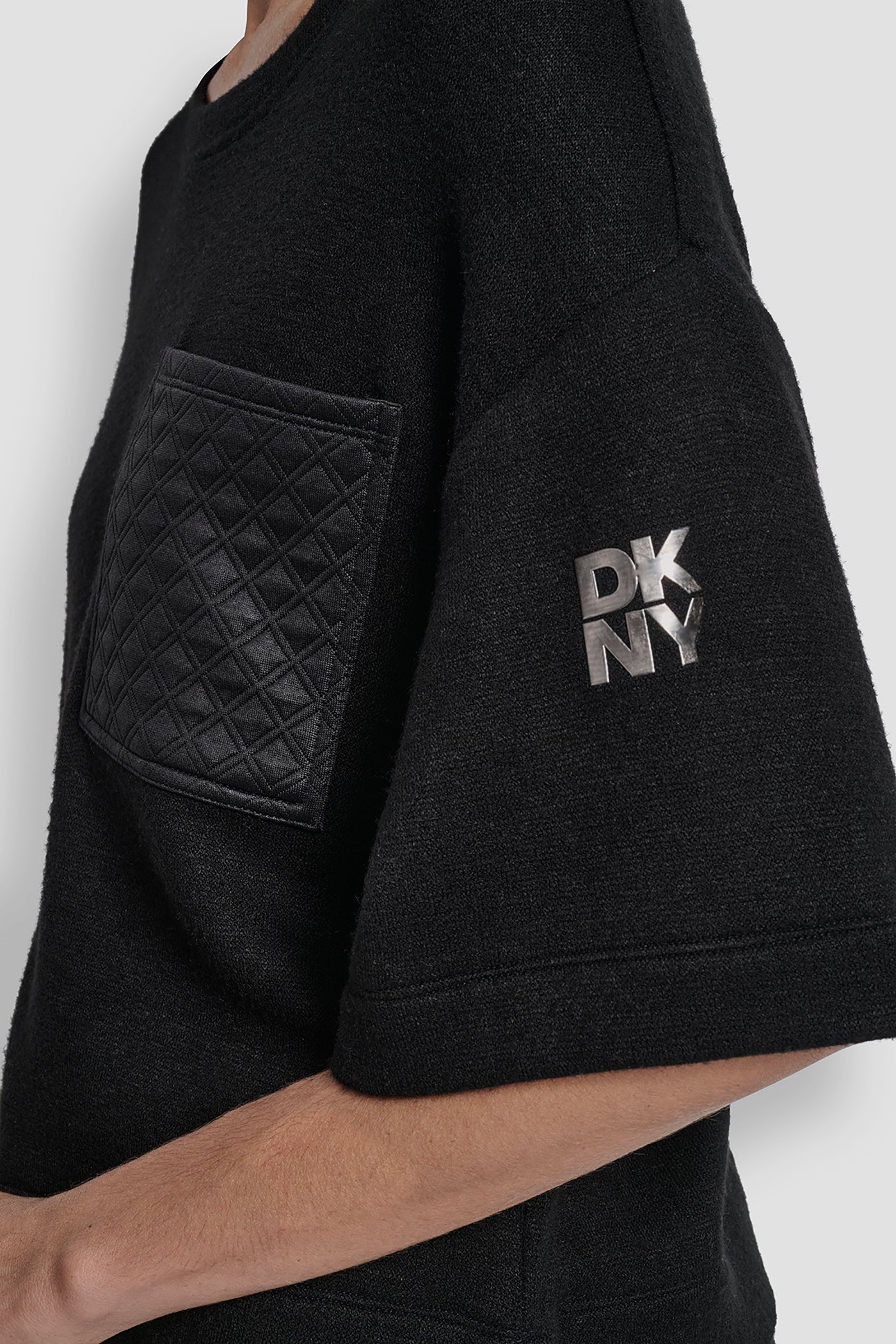 SOFT STRUCTURE SHORT SLEEVE KNIT TOP VIEW 5 | WOMEN'S SWEATERS & TOPS