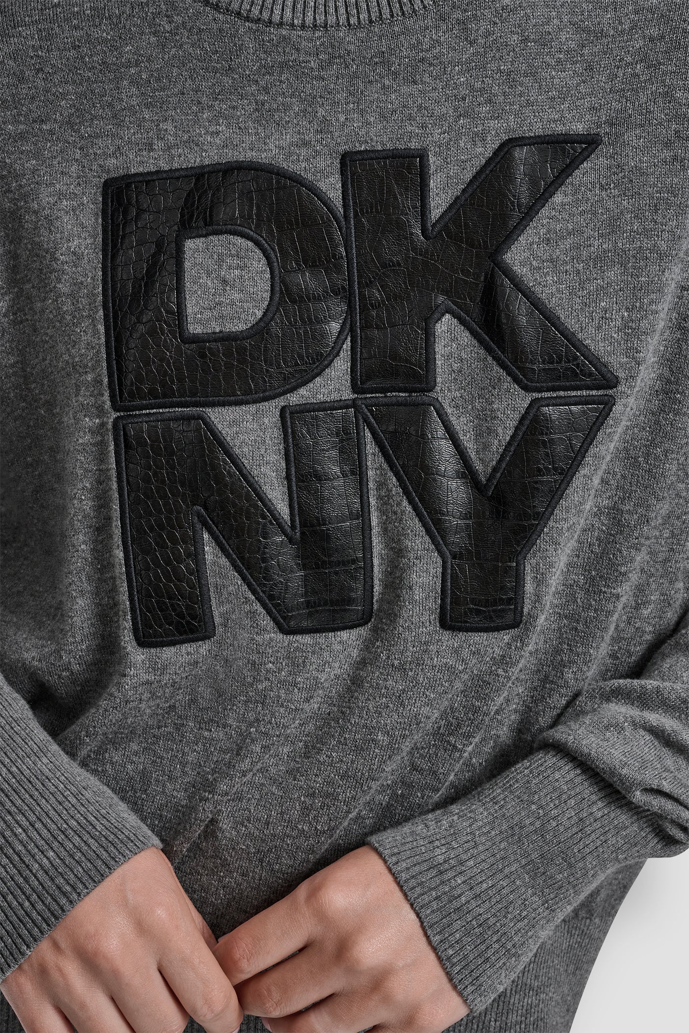CROC PATCH LOGO SWEATER VIEW 5 | DKNY25