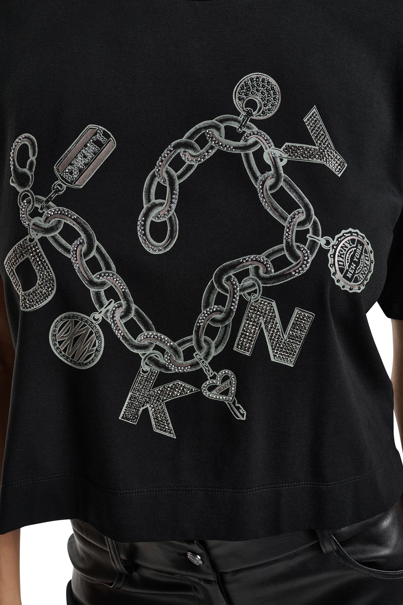 CHARM BRACELET GRAPHIC TEE VIEW 2
