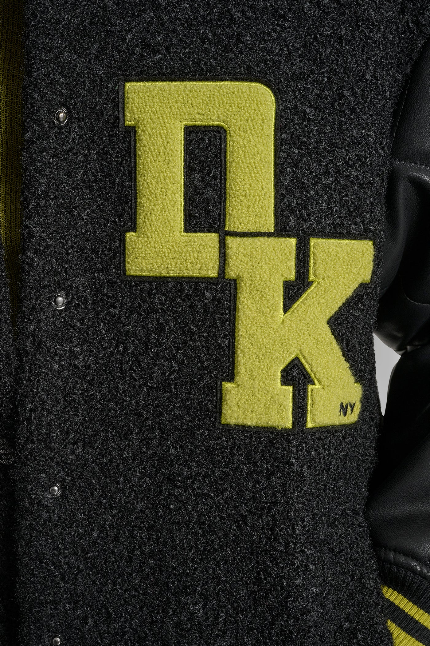 LONG SLEEVE TIGHT BOUCLE LOGO BUTTON FRONT JACKET VIEW 6 | Jackets & Trench Coats
