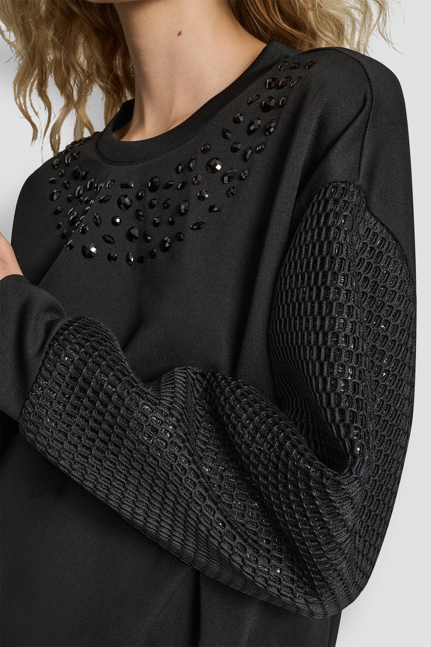 MIX MEDIA BUBBLE SWEATSHIRT VIEW 5 | Clothing