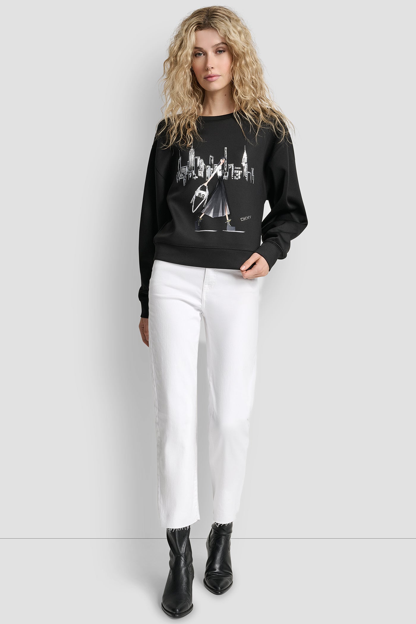 LONG SLEEVE NEW YORK GIRLS TRIP SWEATSHIRT VIEW 3 | Sweatshirts & Joggers