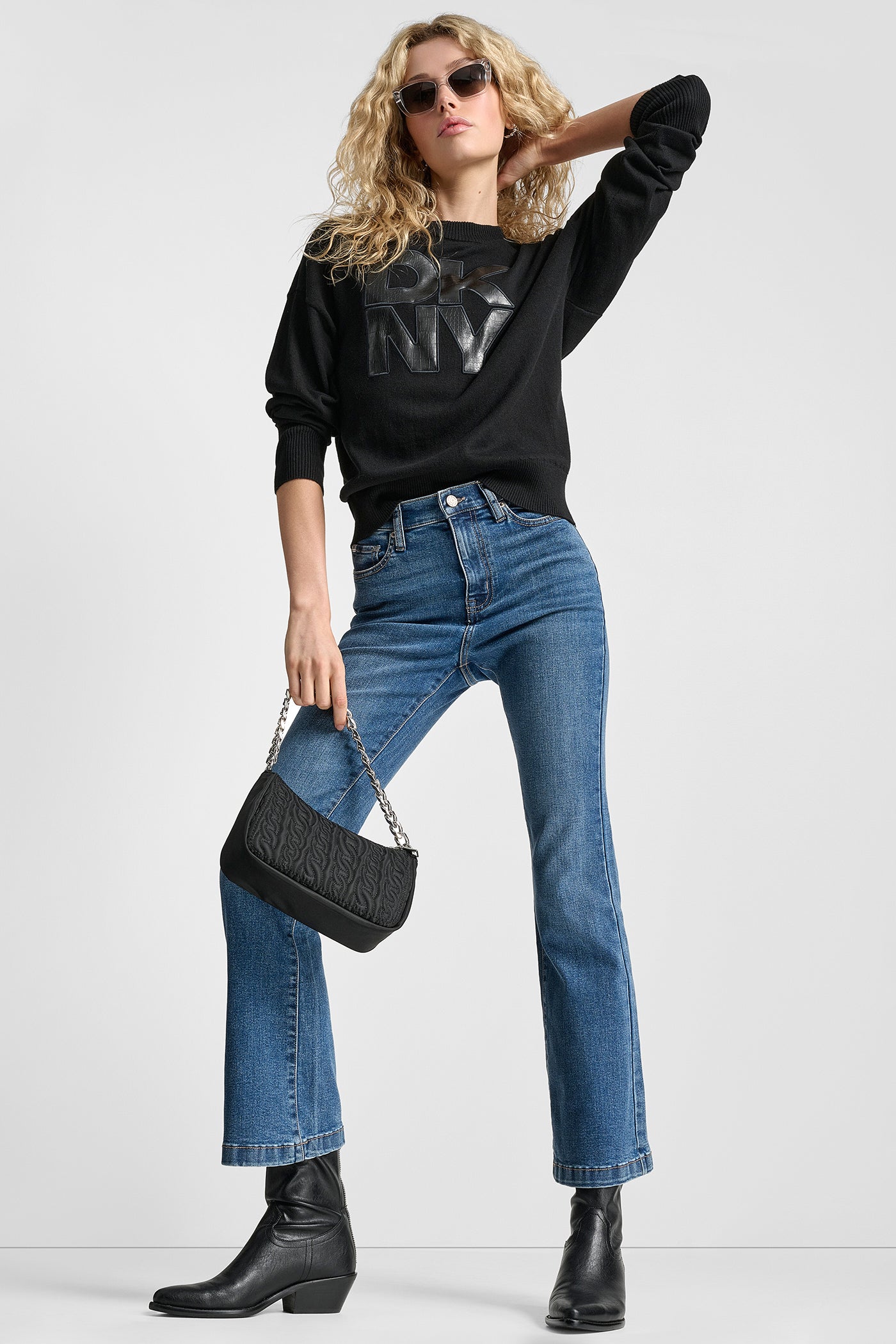 LONG SLEEVE CROC PATCH LOGO SWEATER VIEW 6 | New Arrivals