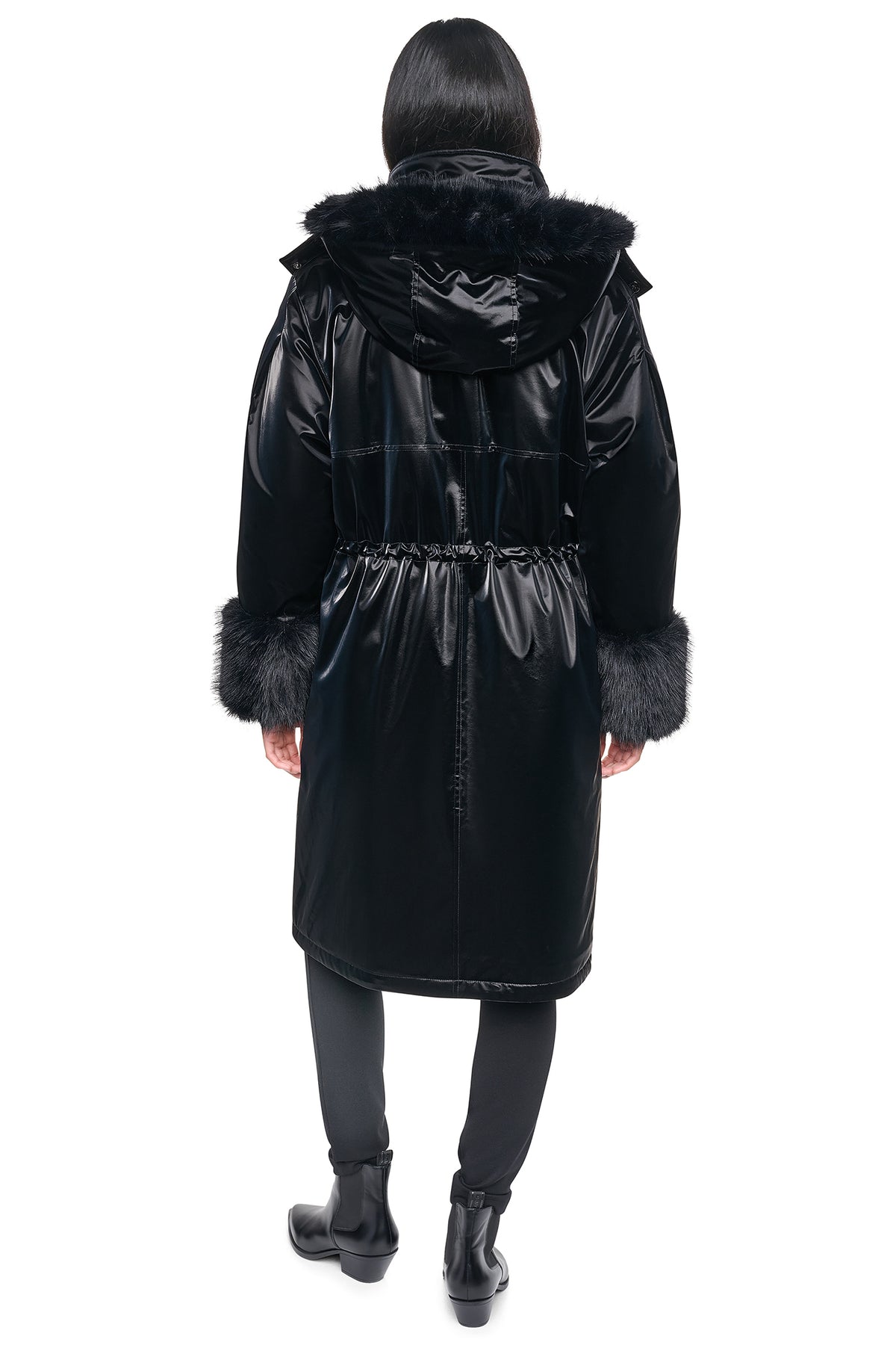 FAUX FUR CUFF JACKET VIEW 2