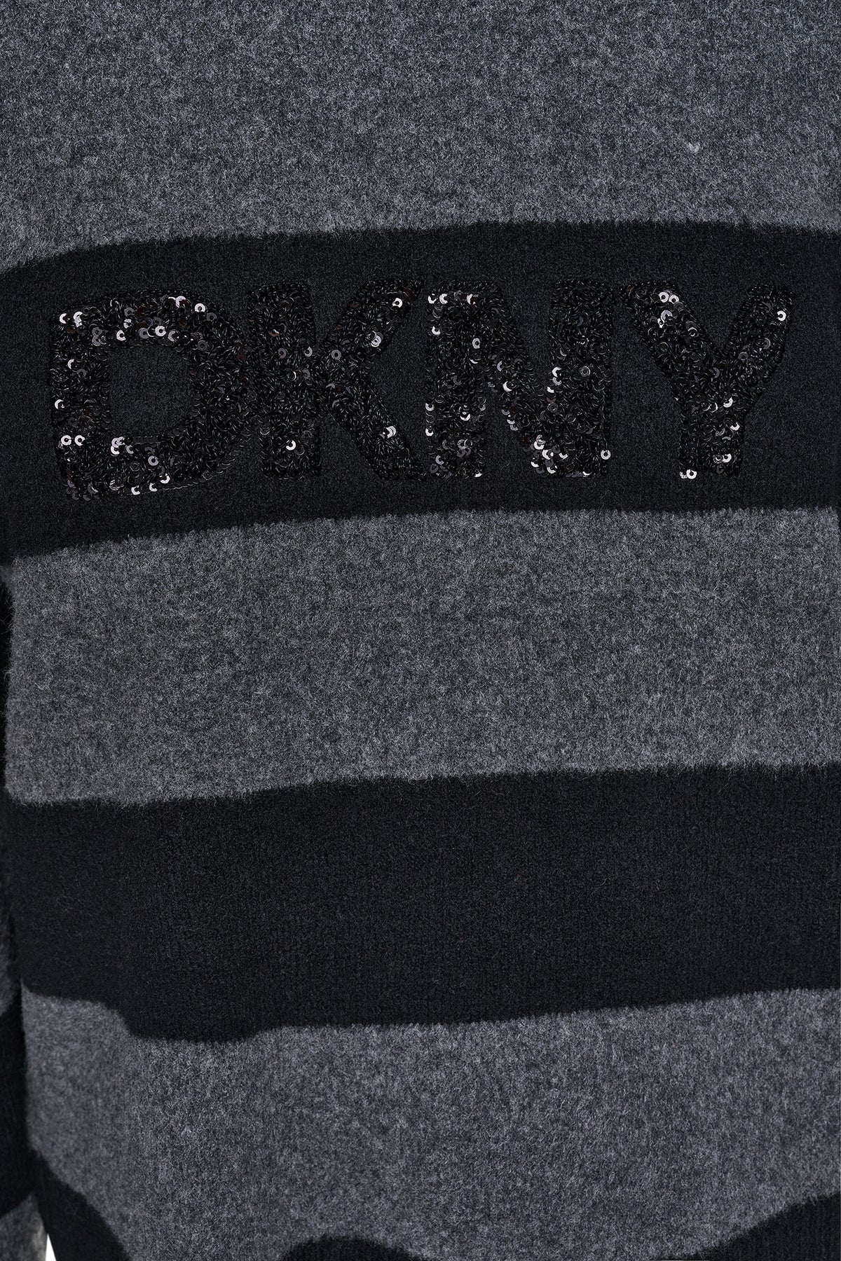 SEQUIN LOGO STRIPE SWEATER VIEW 2